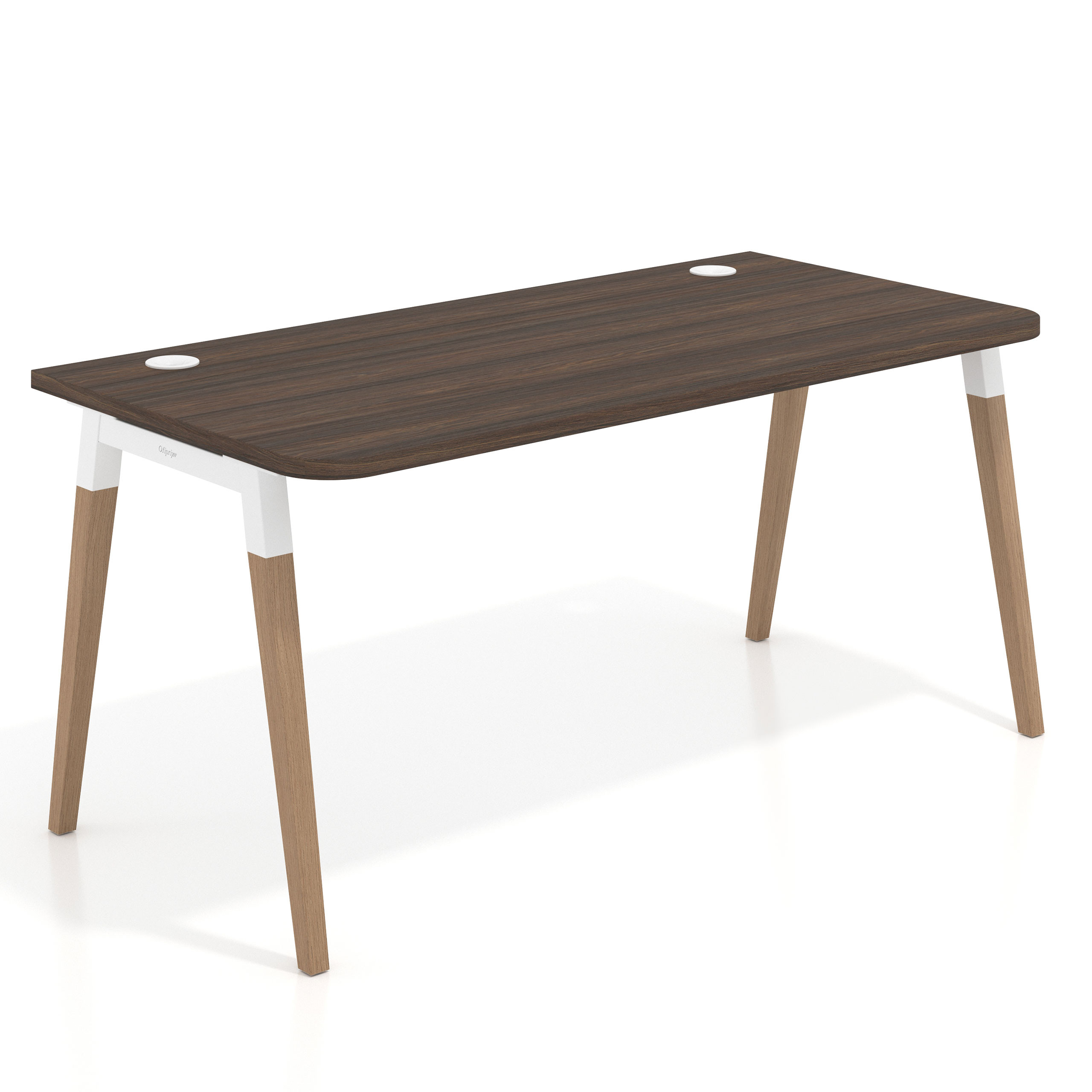 mesa de escritorio 120x80 mistral arki mesa individual ergonomica fondo 80cm curvo 1