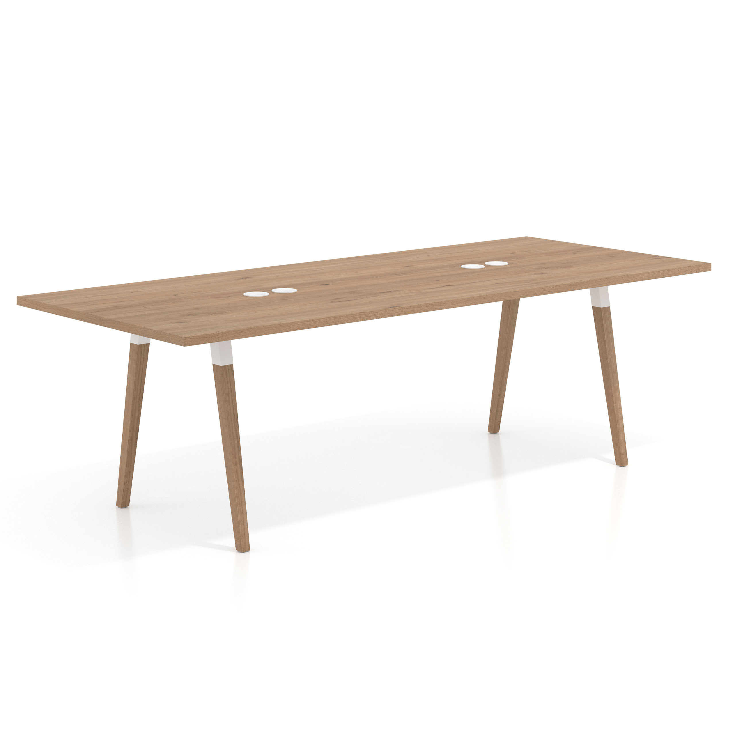 mesa reuniones 220x100 naturale arki mesa de reunion fondo 100cm recto 1