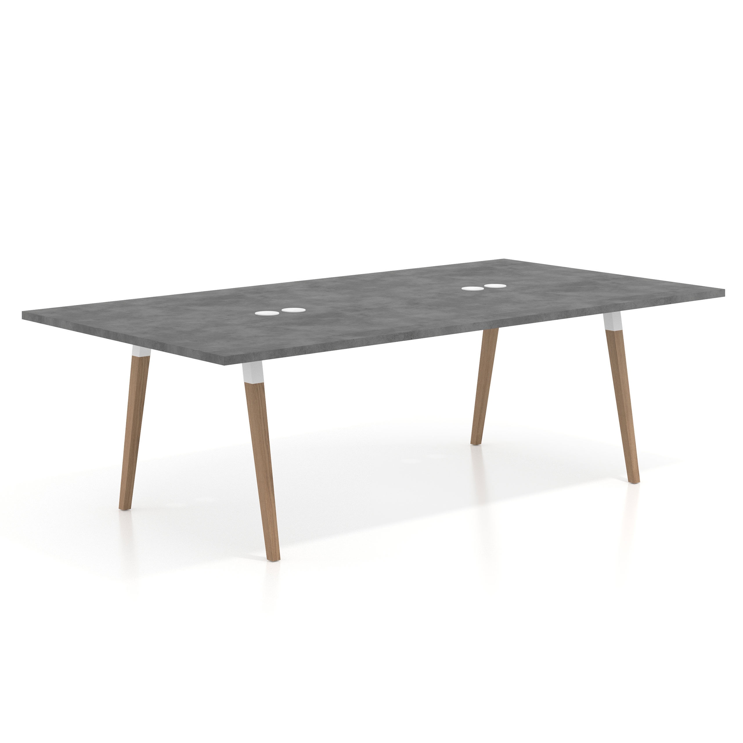 mesa reuniones 220x126 cemento arki mesa de reunion fondo 126cm recto 1