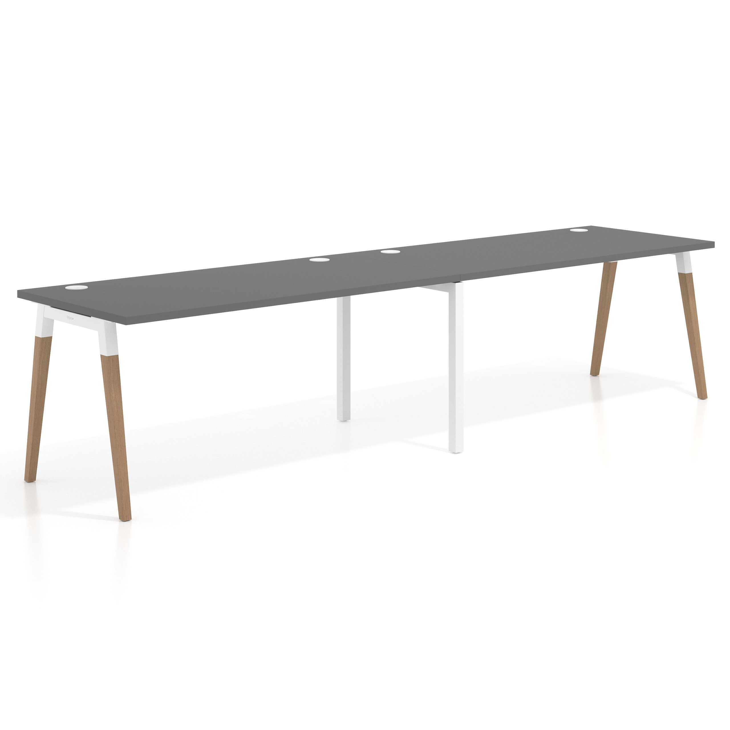 mesa multipuesto 200x80 gris tormenta arki mesa progresiva doble fondo 80cm recto 1
