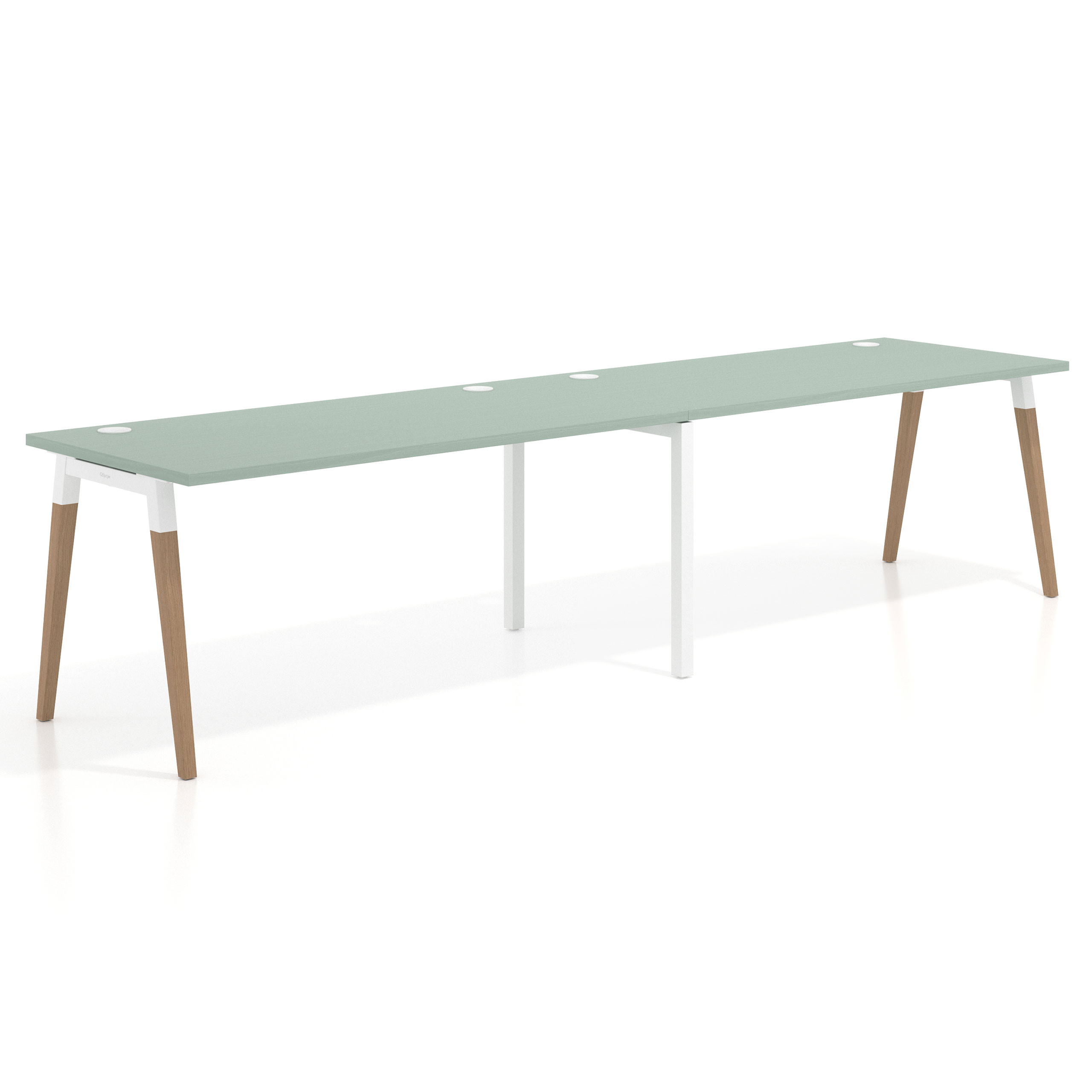 mesa multipuesto 200x80 iris arki mesa progresiva doble fondo 80cm recto 1