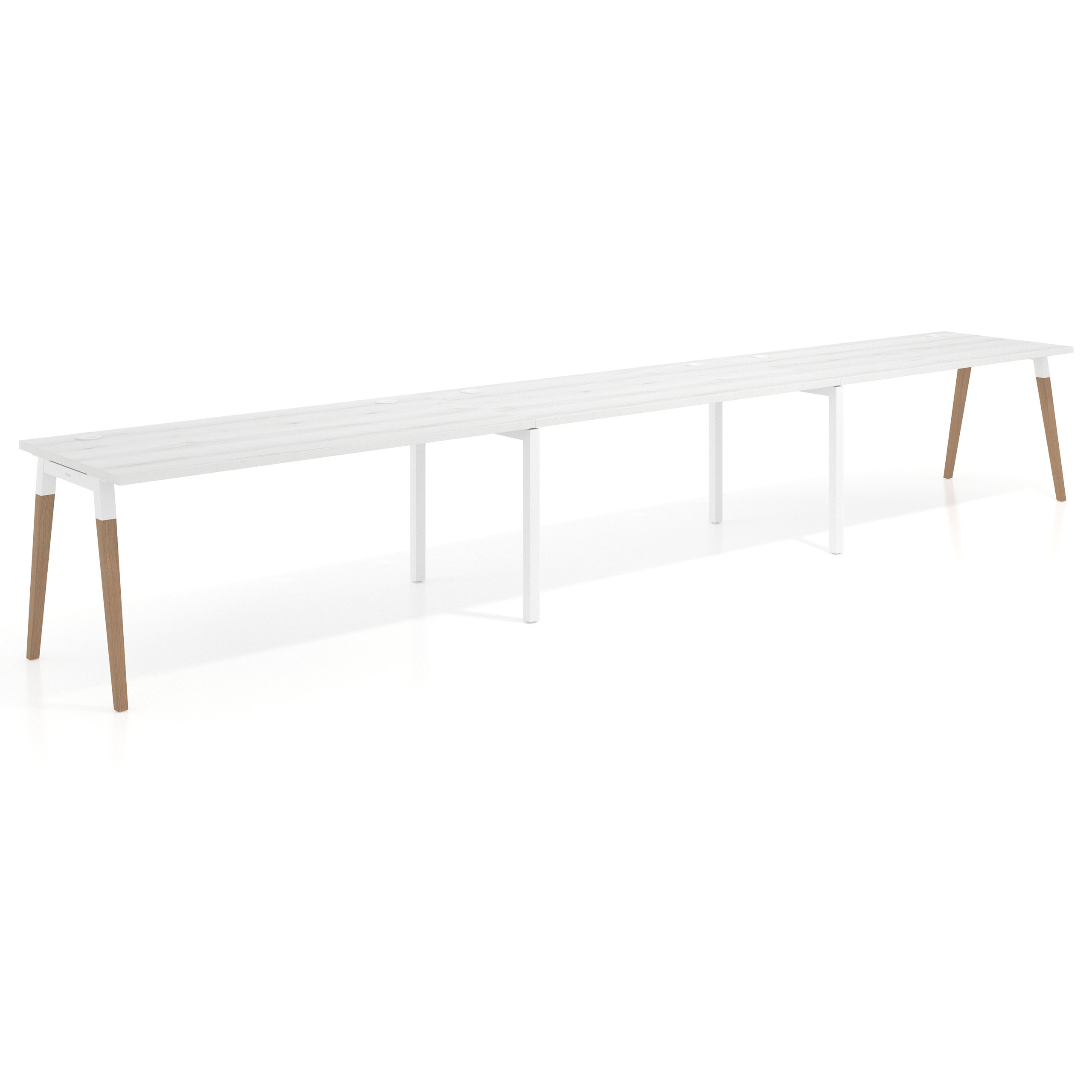 mesa multipuesto 240x80 albo arki mesa progresiva triple fondo 80cm recto 1