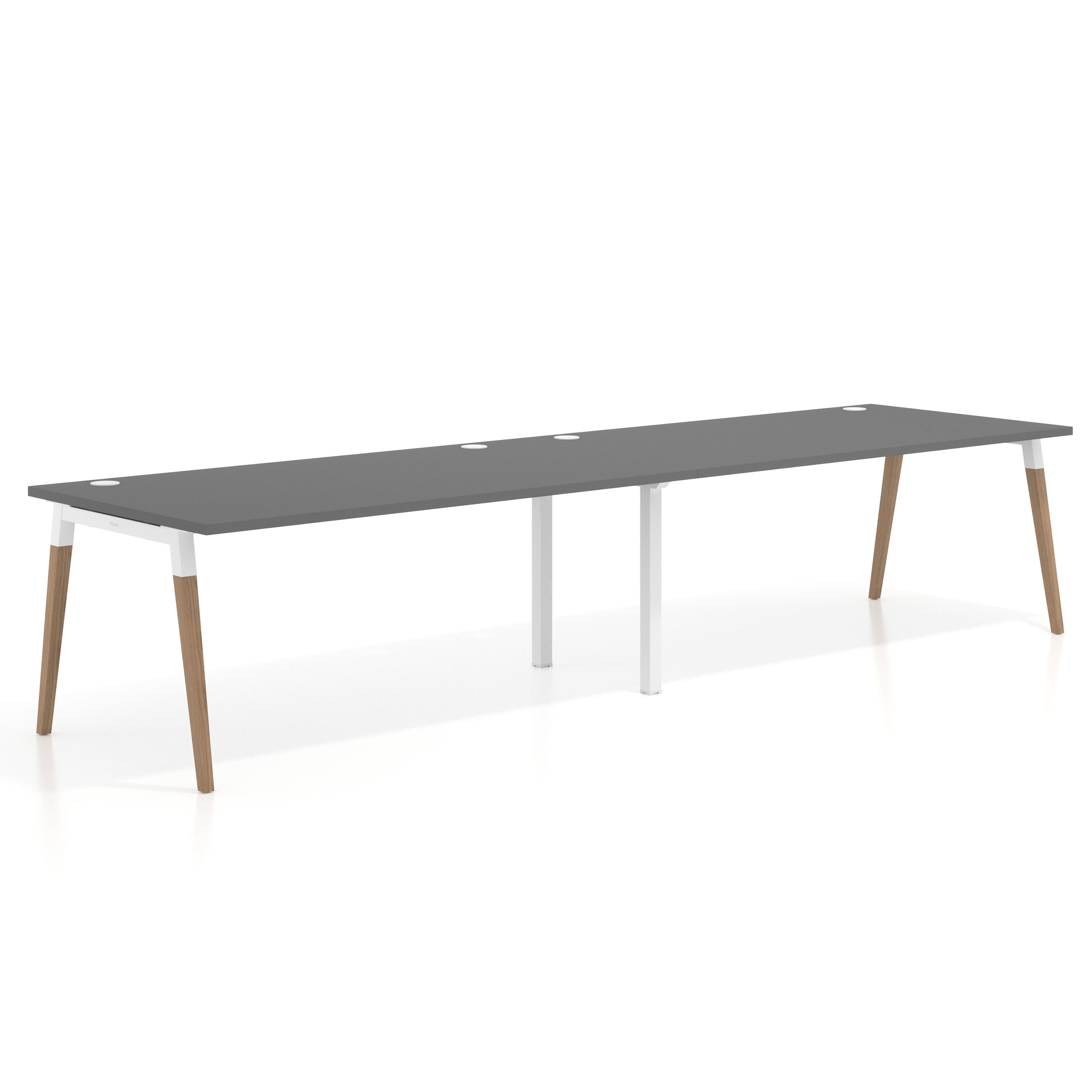 mesa multipuesto 200x100 gris tormenta arki mesa progresiva doble fondo 100cm recto 1