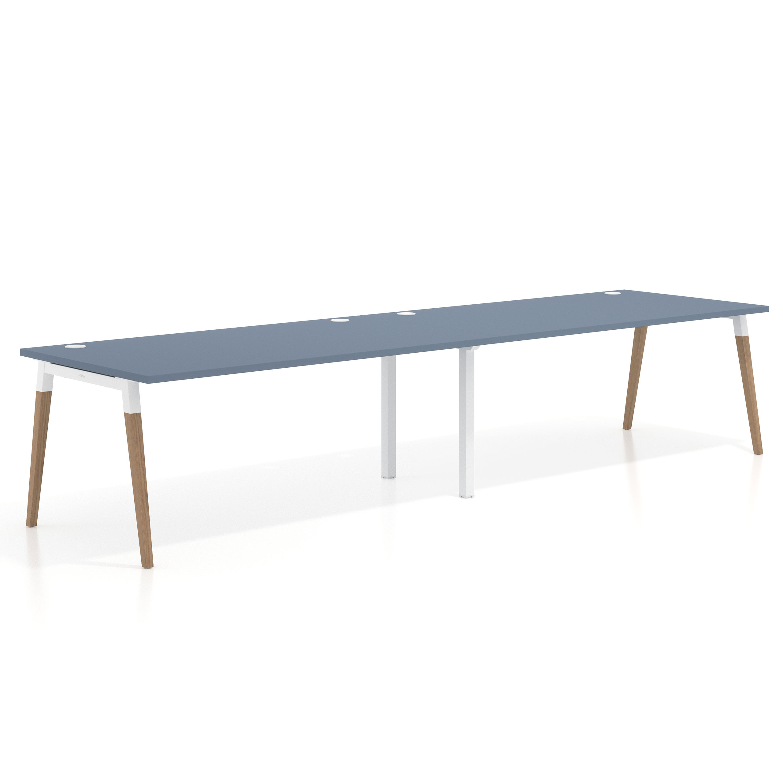 mesa multipuesto 200x100 azul talco arki mesa progresiva doble fondo 100cm recto 1
