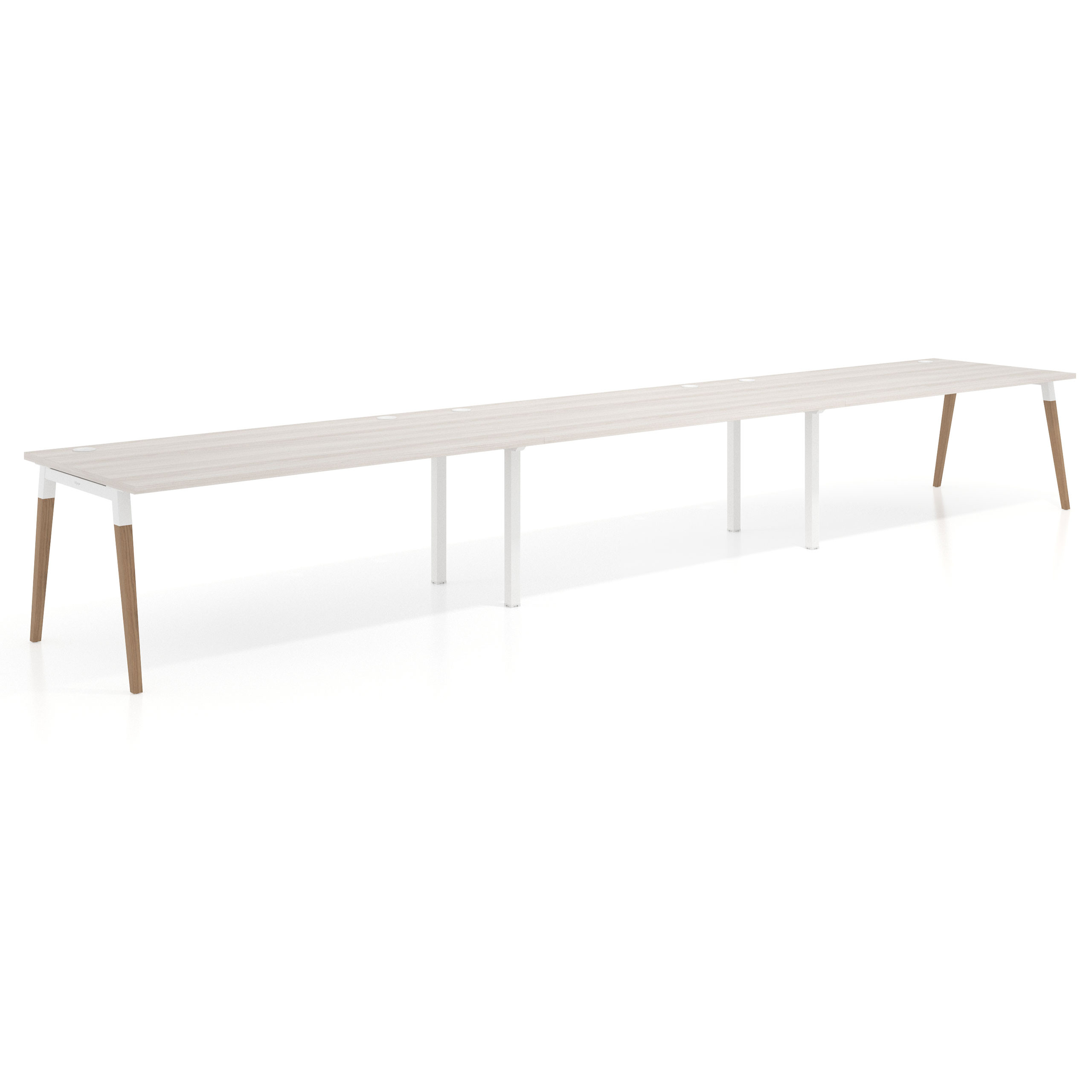 mesa multipuesto 300x100 california arki mesa progresiva triple fondo 100cm recto 1