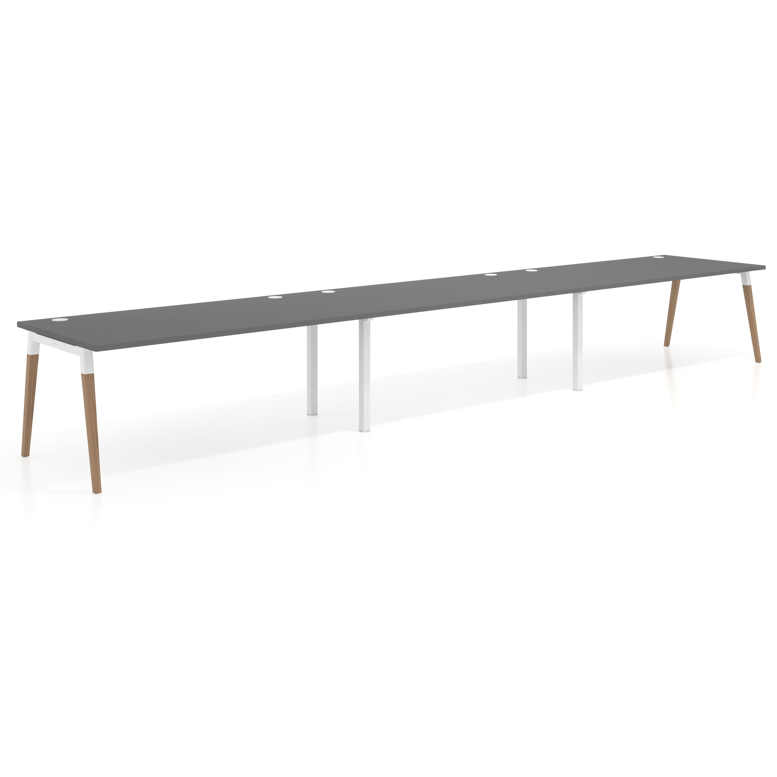 mesa multipuesto 420x140 gris tormenta arki mesa progresiva triple fondo 100cm recto 1