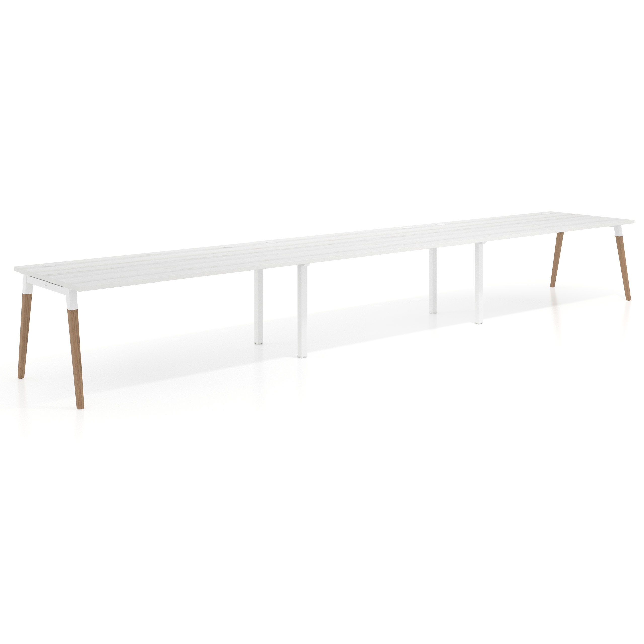 mesa multipuesto 420x140 albo arki mesa progresiva triple fondo 100cm recto 1