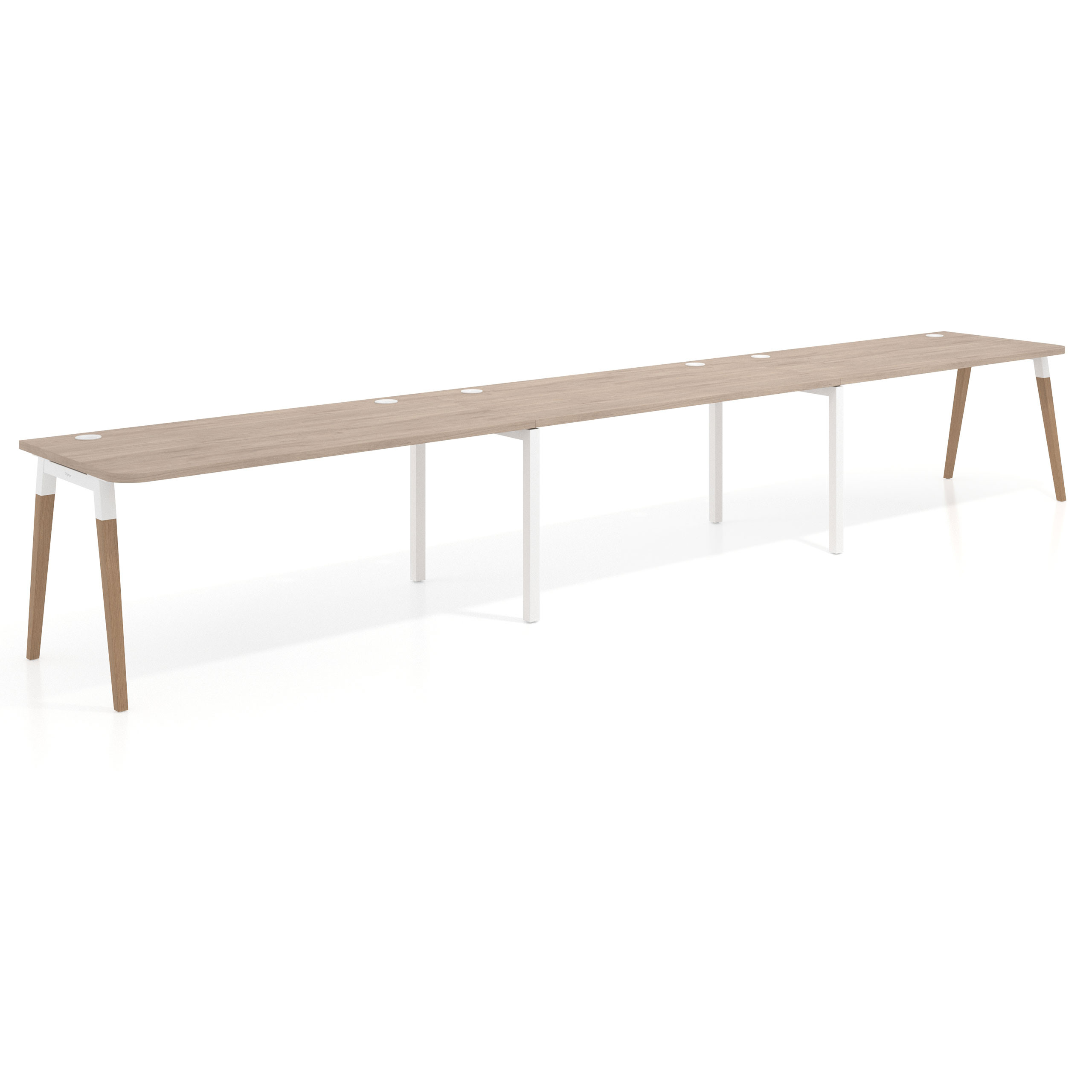 mesa multipuesto 360x80 sahara arki mesa progresiva triple fondo 80cm curvo 1