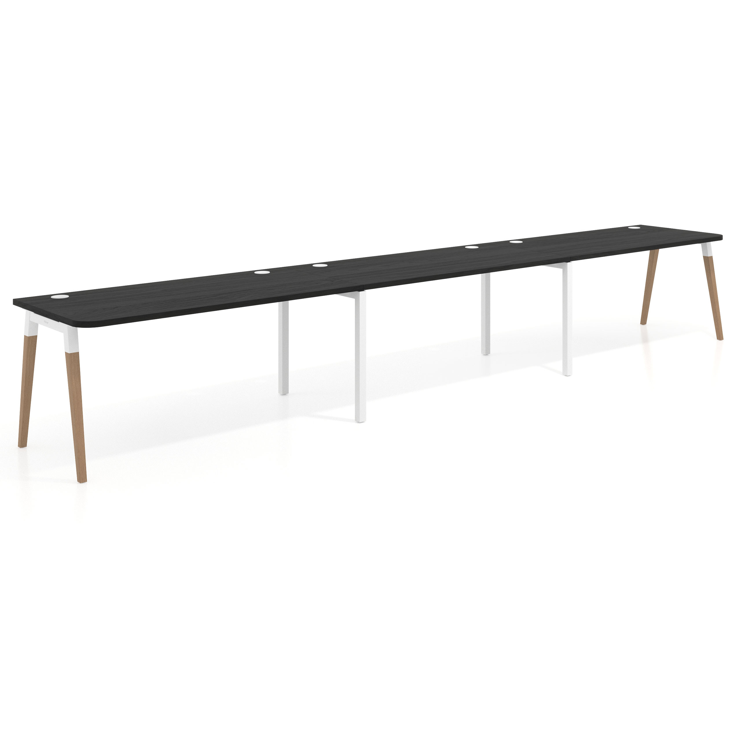 mesa multipuesto 360x80 bocamina arki mesa progresiva triple fondo 80cm curvo 1