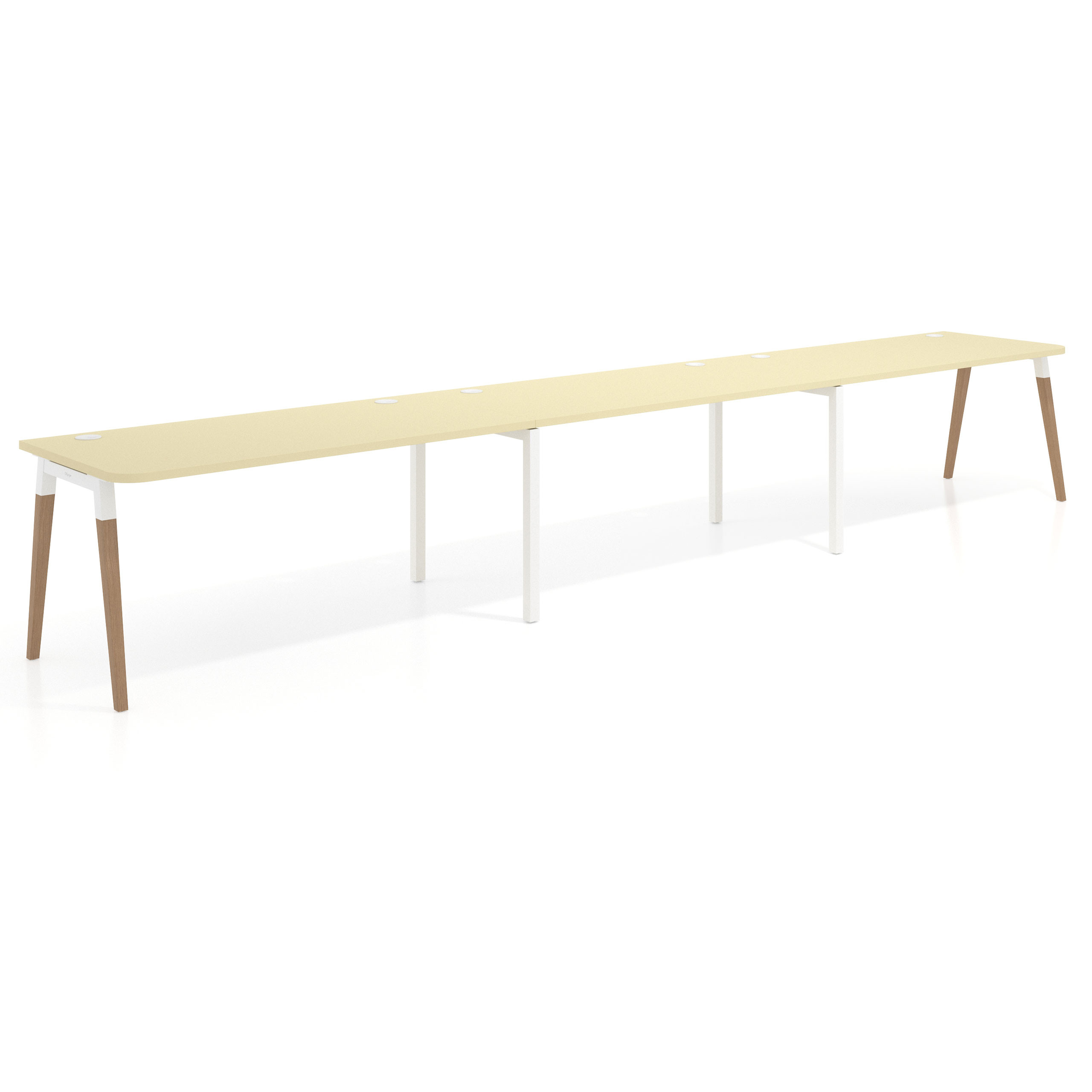 mesa multipuesto 360x80 salvia arki mesa progresiva triple fondo 80cm curvo 1