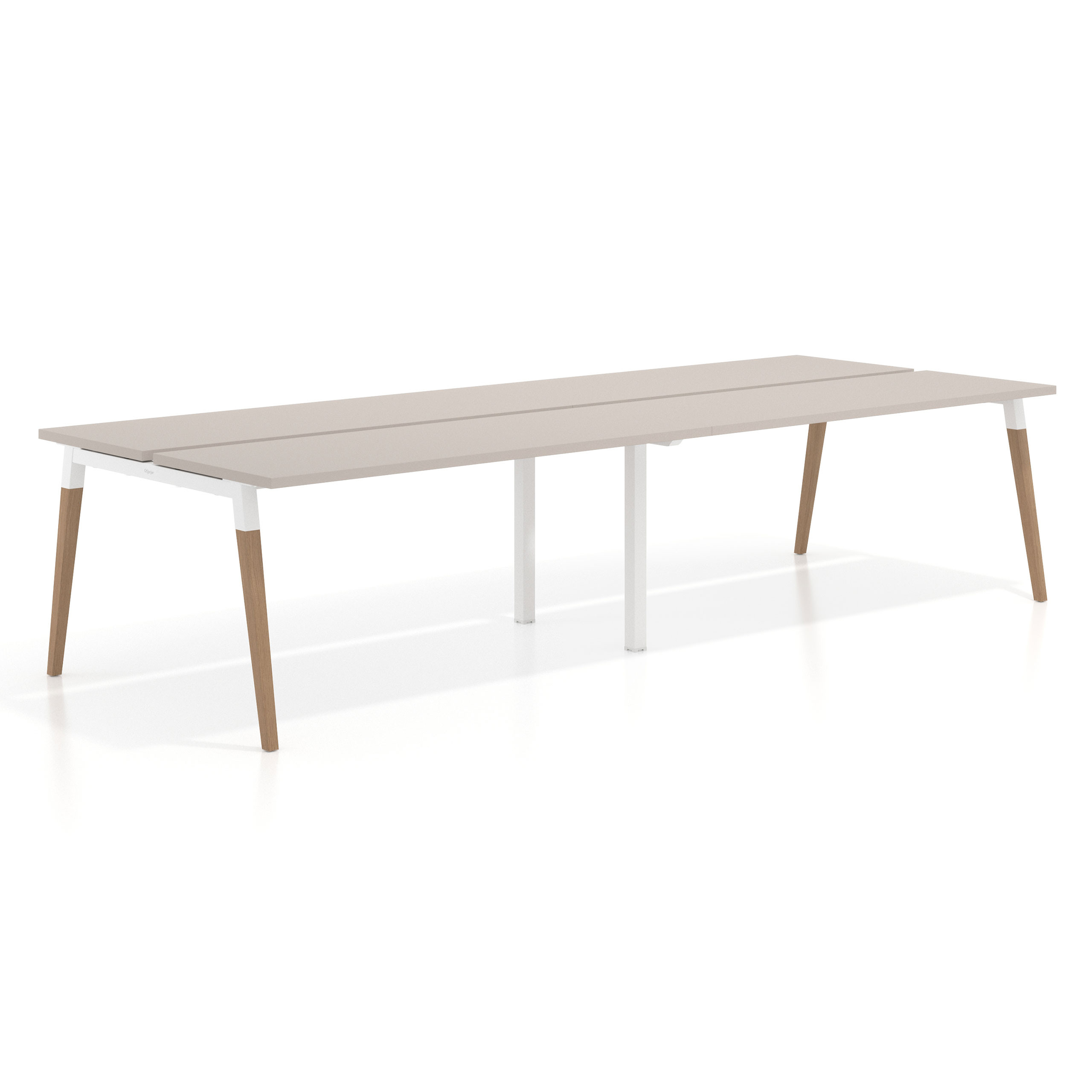 mesa multipuesto 200x126 gris coco arki mesa bench fondo 126cm recto 1