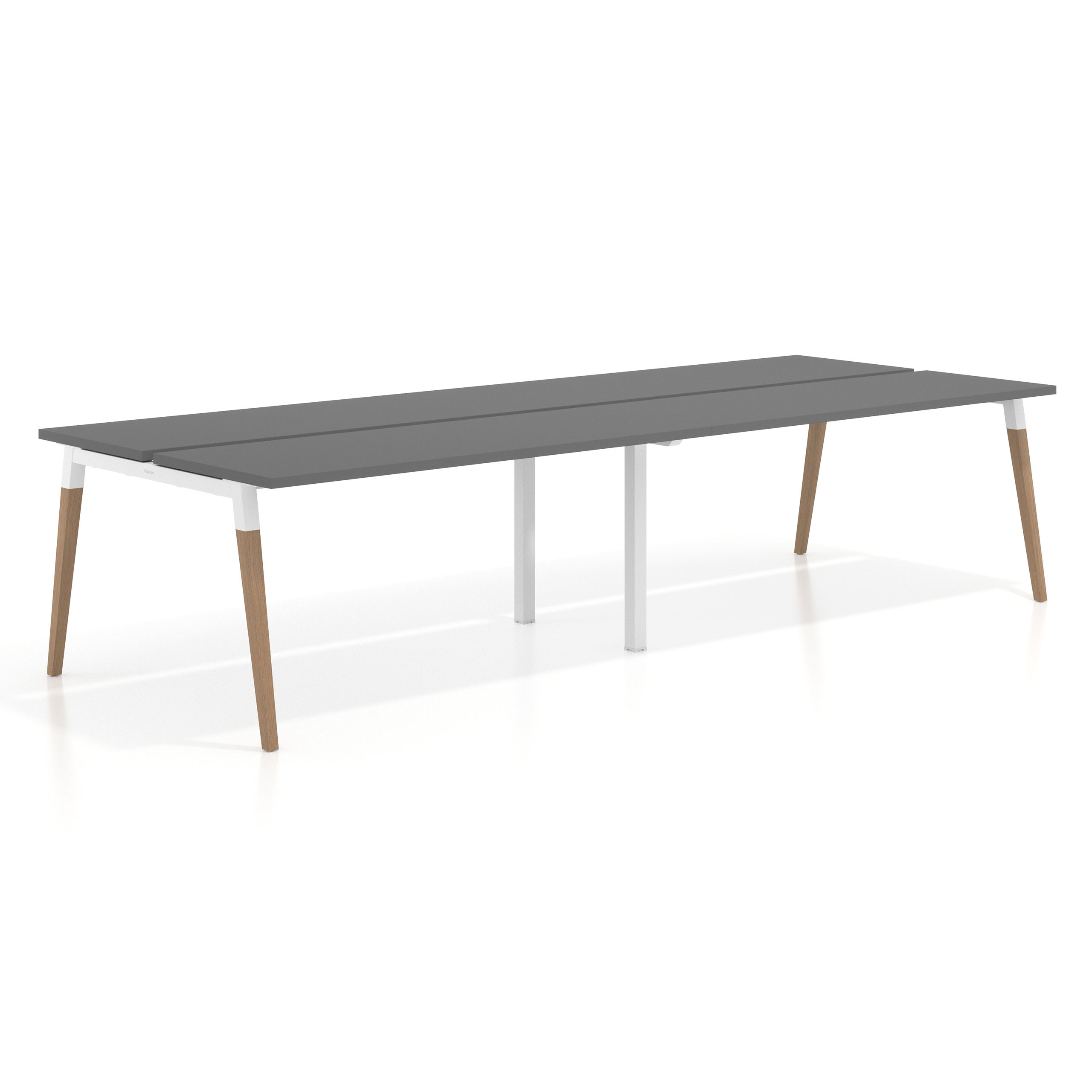 mesa multipuesto 280x126 gris tormenta arki mesa bench fondo 126cm recto 1