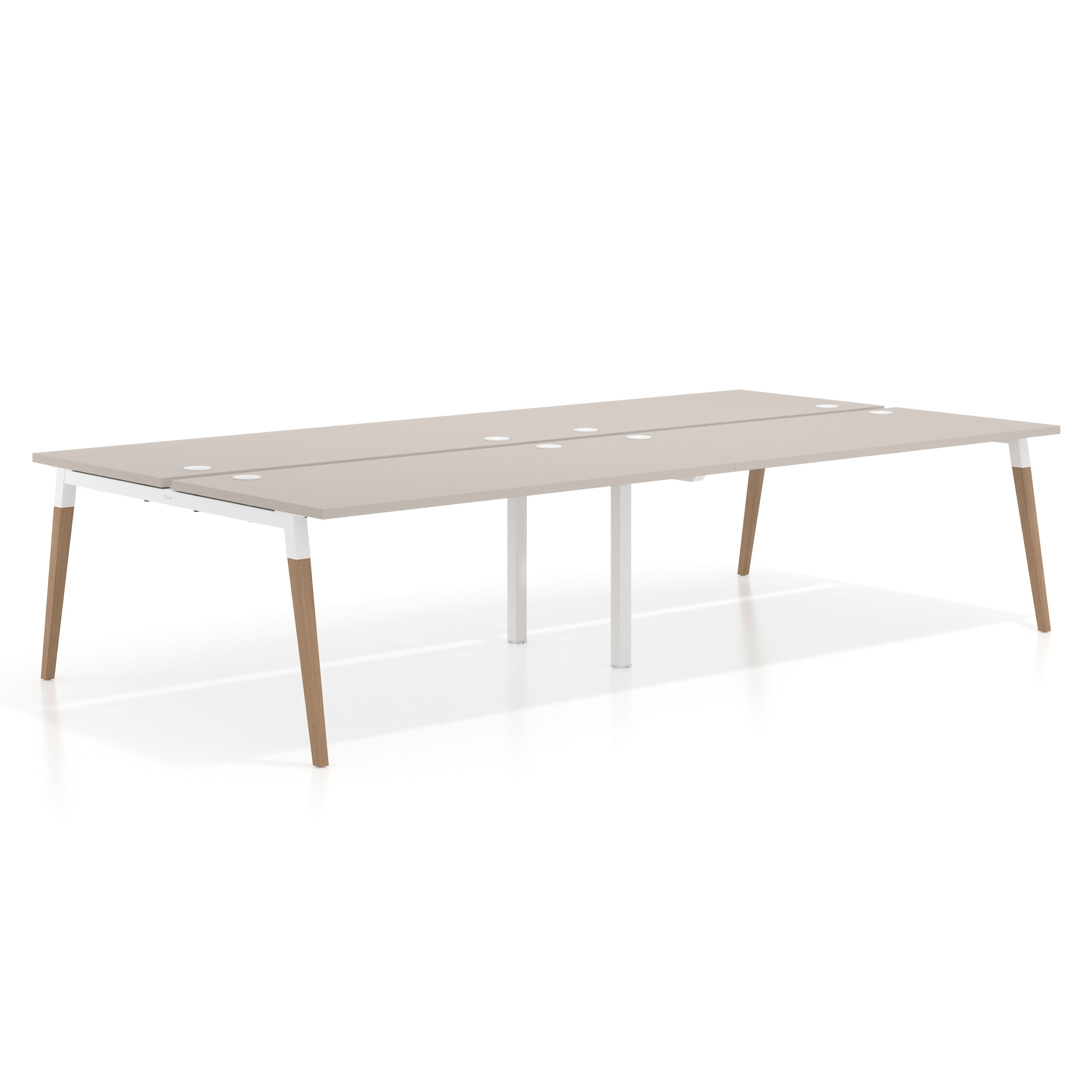 mesa multipuesto 240x166 gris coco arki mesa bench fondo 166cm recto 1