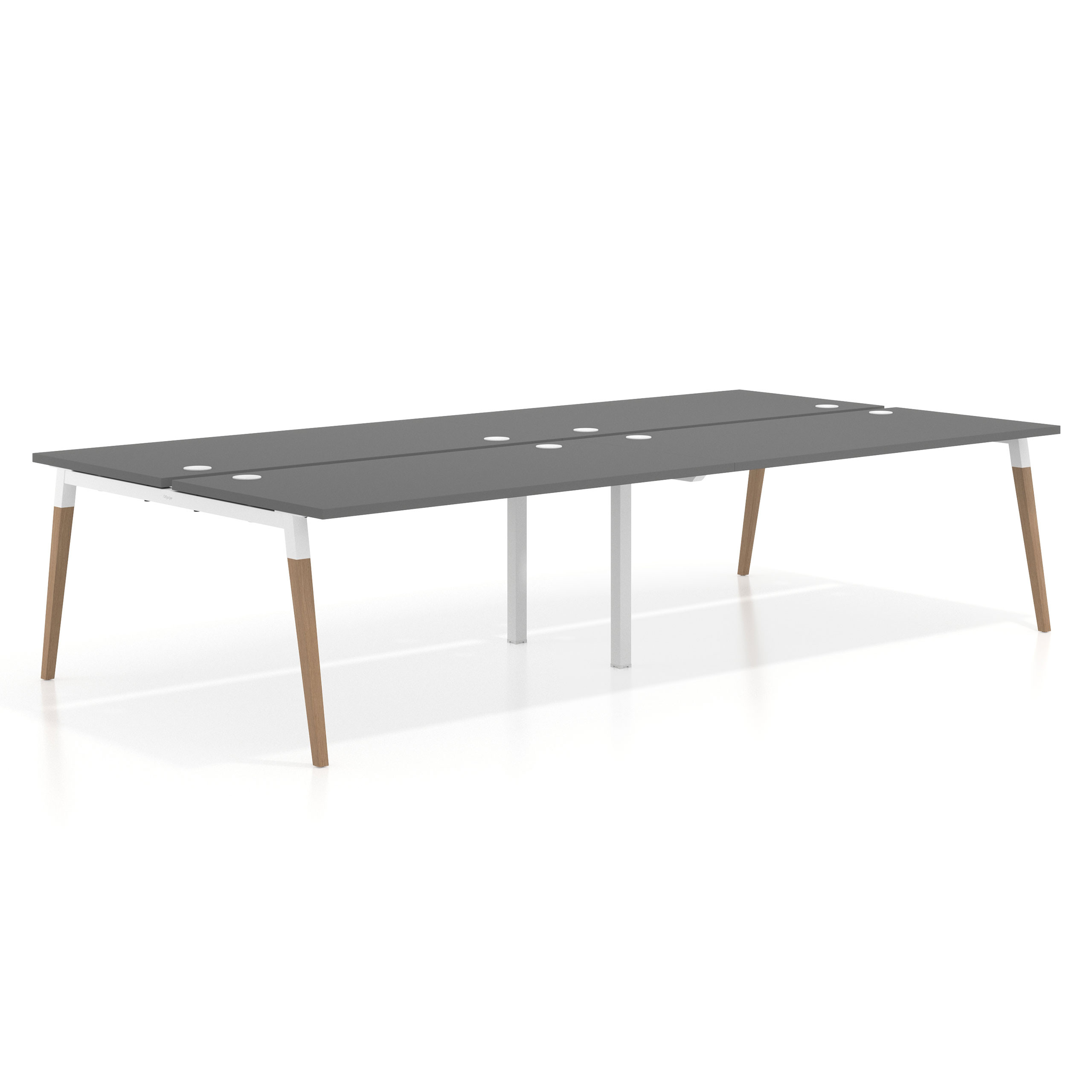 mesa multipuesto 200x166 gris tormenta arki mesa bench fondo 166cm recto 1