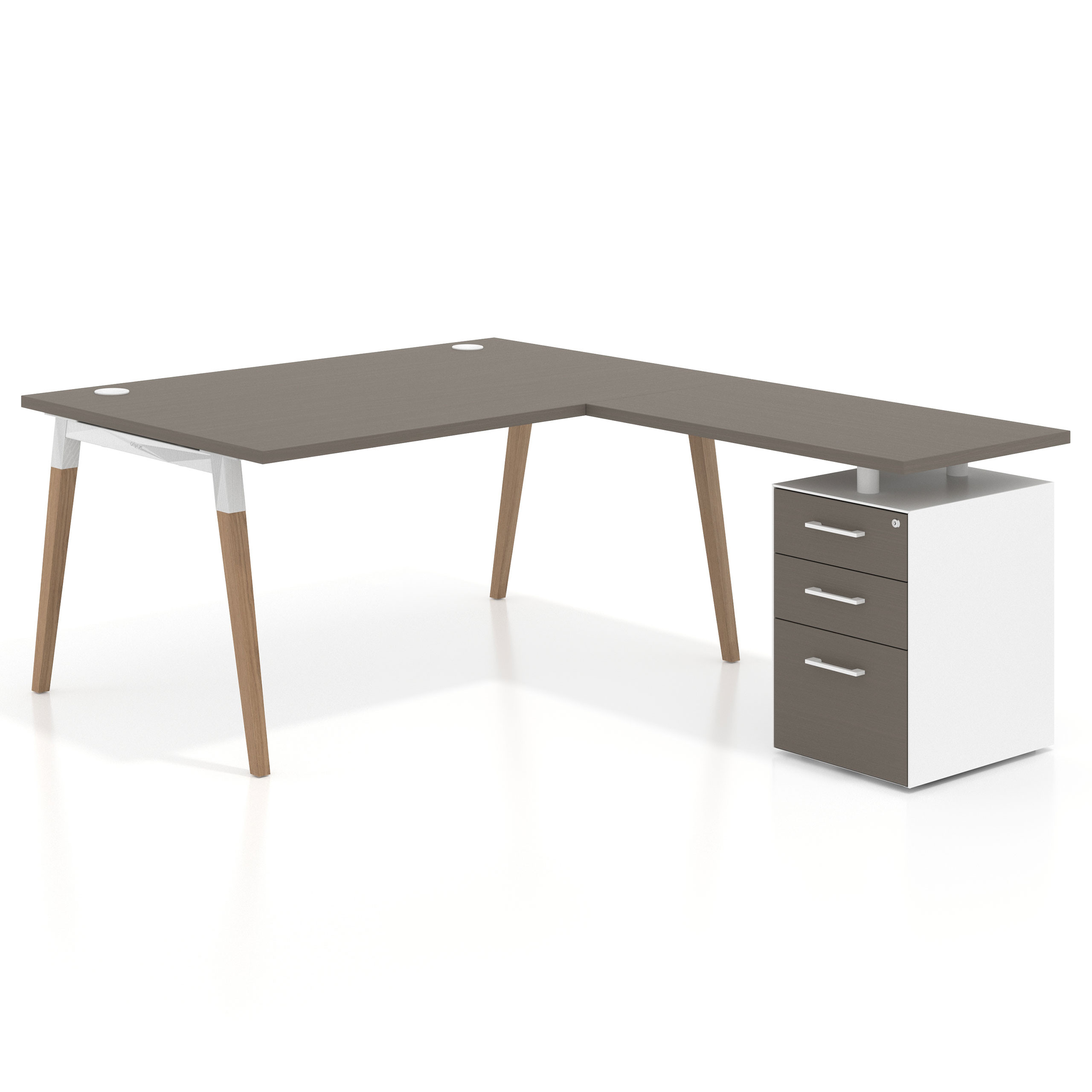 mesa en l 160x200 etna arki mesa de oficina 100cm con pedestal frontales de melamina recto 1