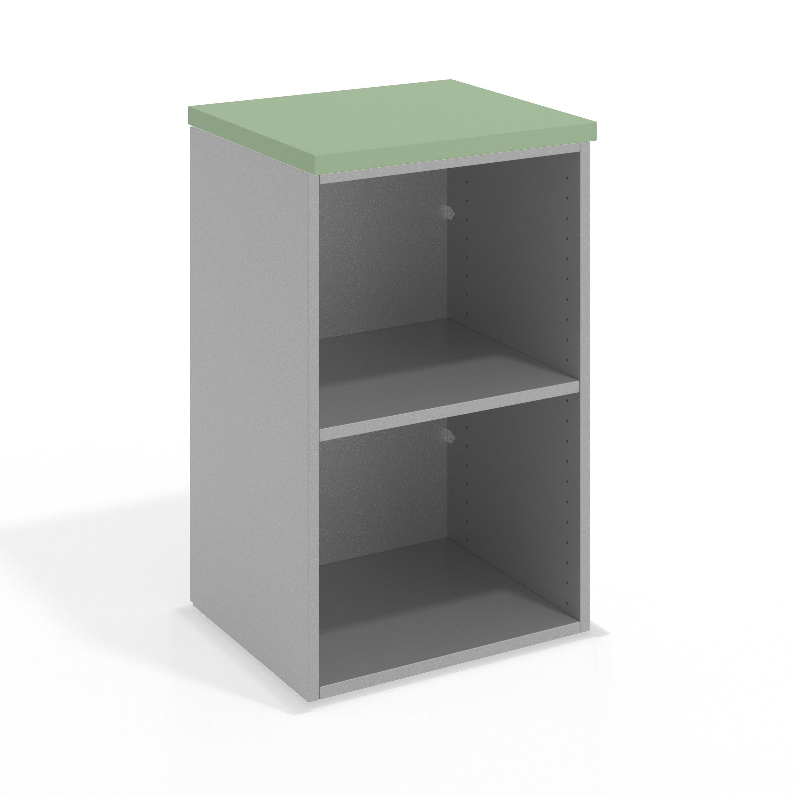 estanteria y libreria de oficina verde talco colors estanteria armario 2h 50 sin puertas 1