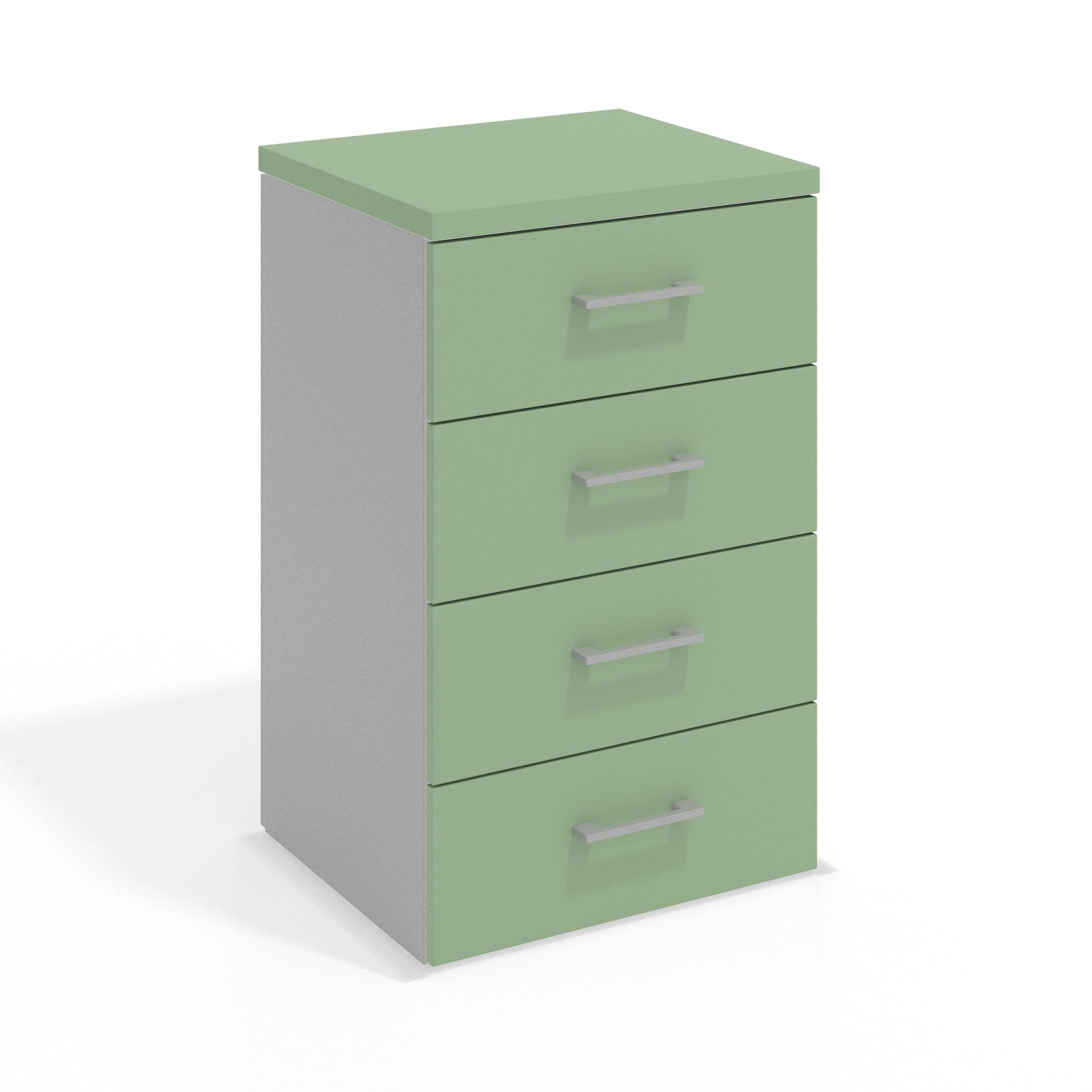 armario de oficina verde talco colors 4 cajones armario 2h 50 puerta 4 cajones 2h 1