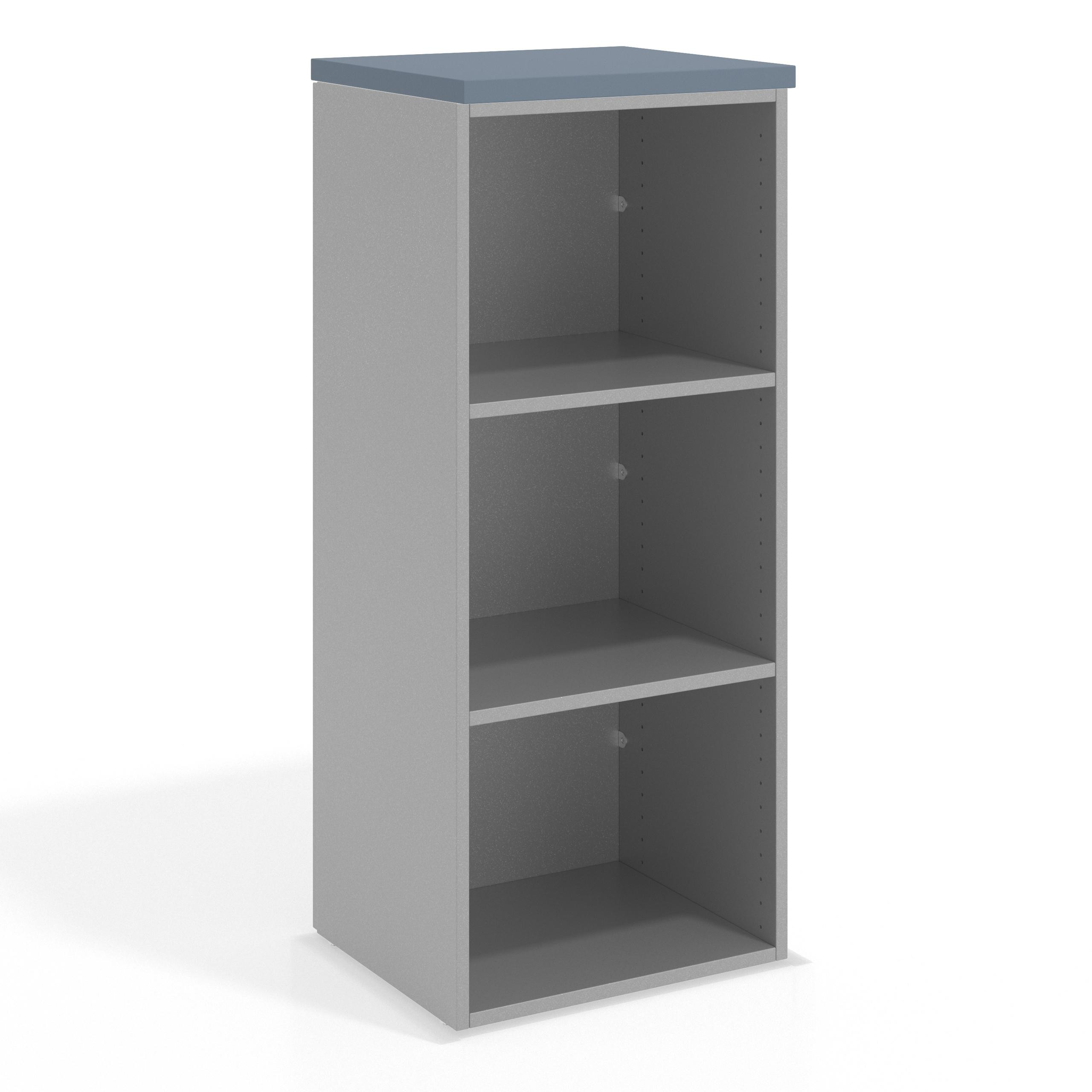 estanteria y libreria de oficina azul talco colors estanteria sin puertas 1
