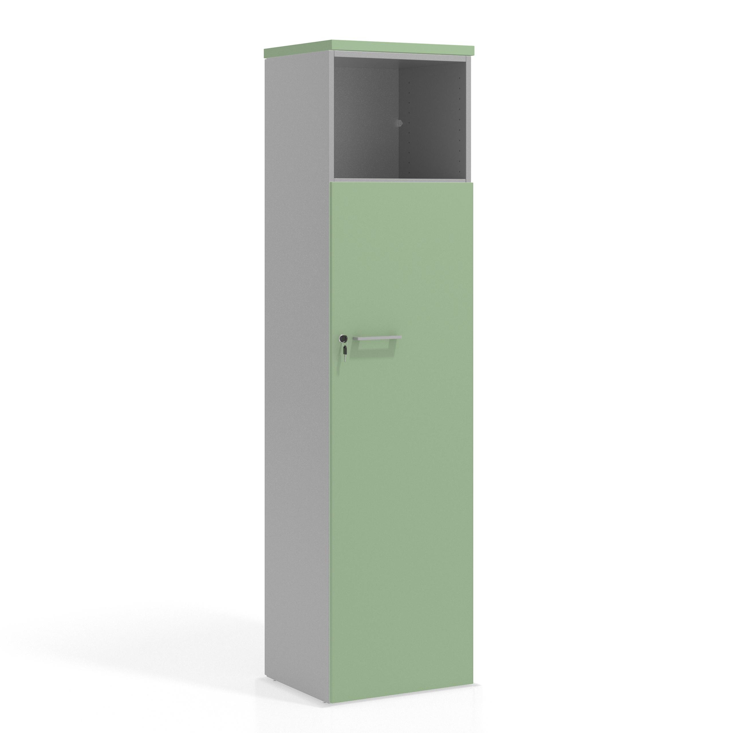 armario de oficina verde talco colors puerta 4 alturas puerta 4h 1