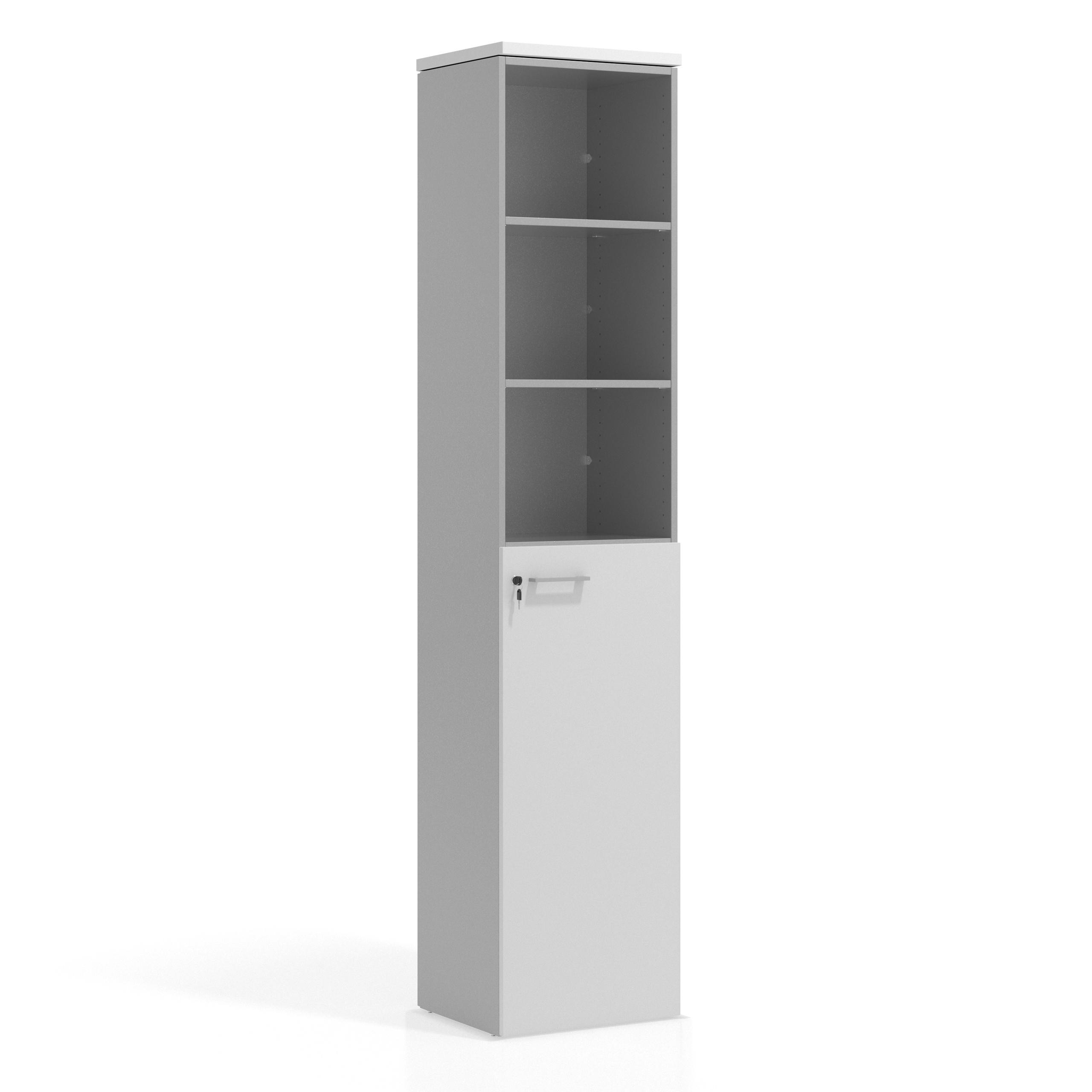 armario de oficina blanco mate colors puerta 3 alturas puerta 3h 1