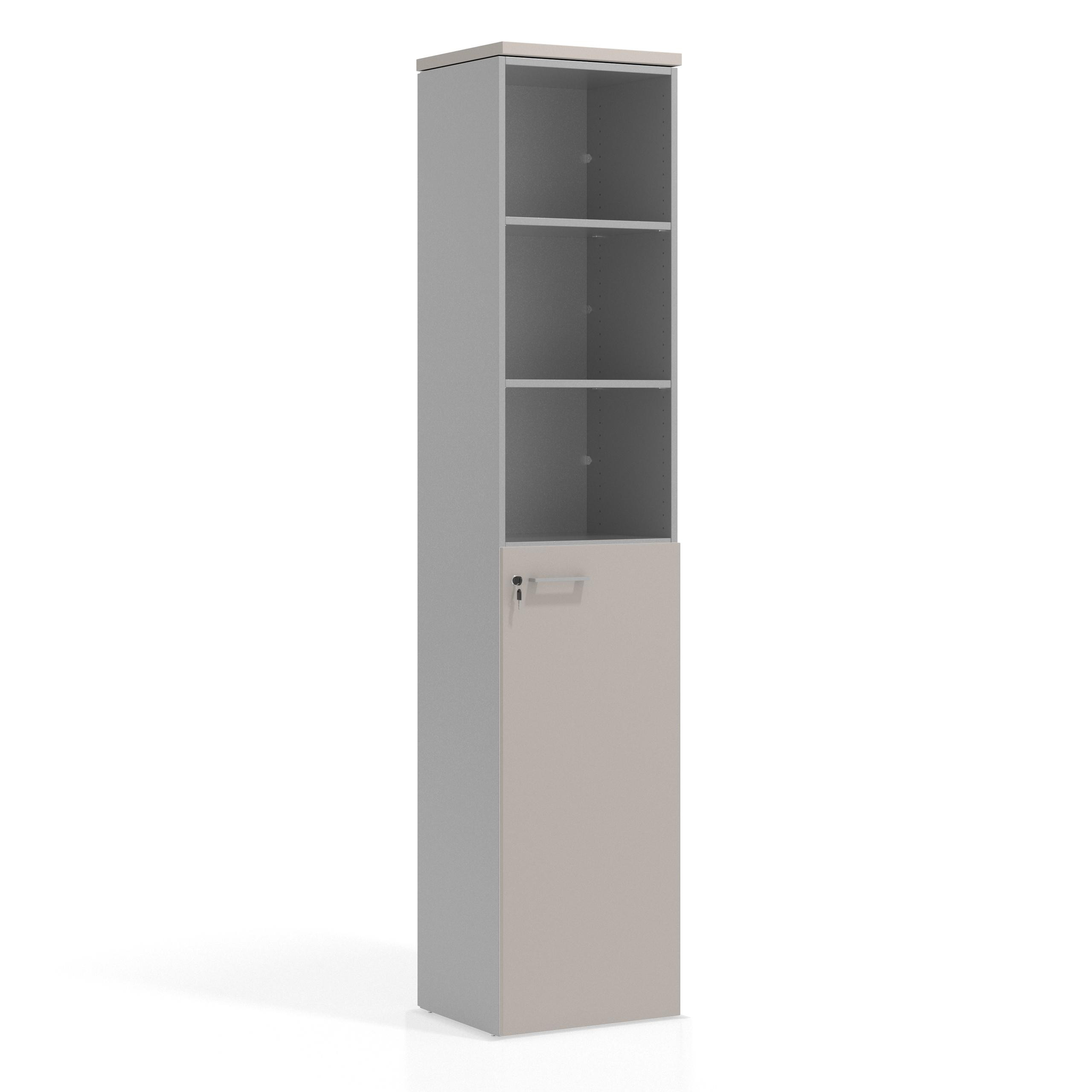 armario de oficina gris coco colors puerta 3 alturas puerta 3h 1