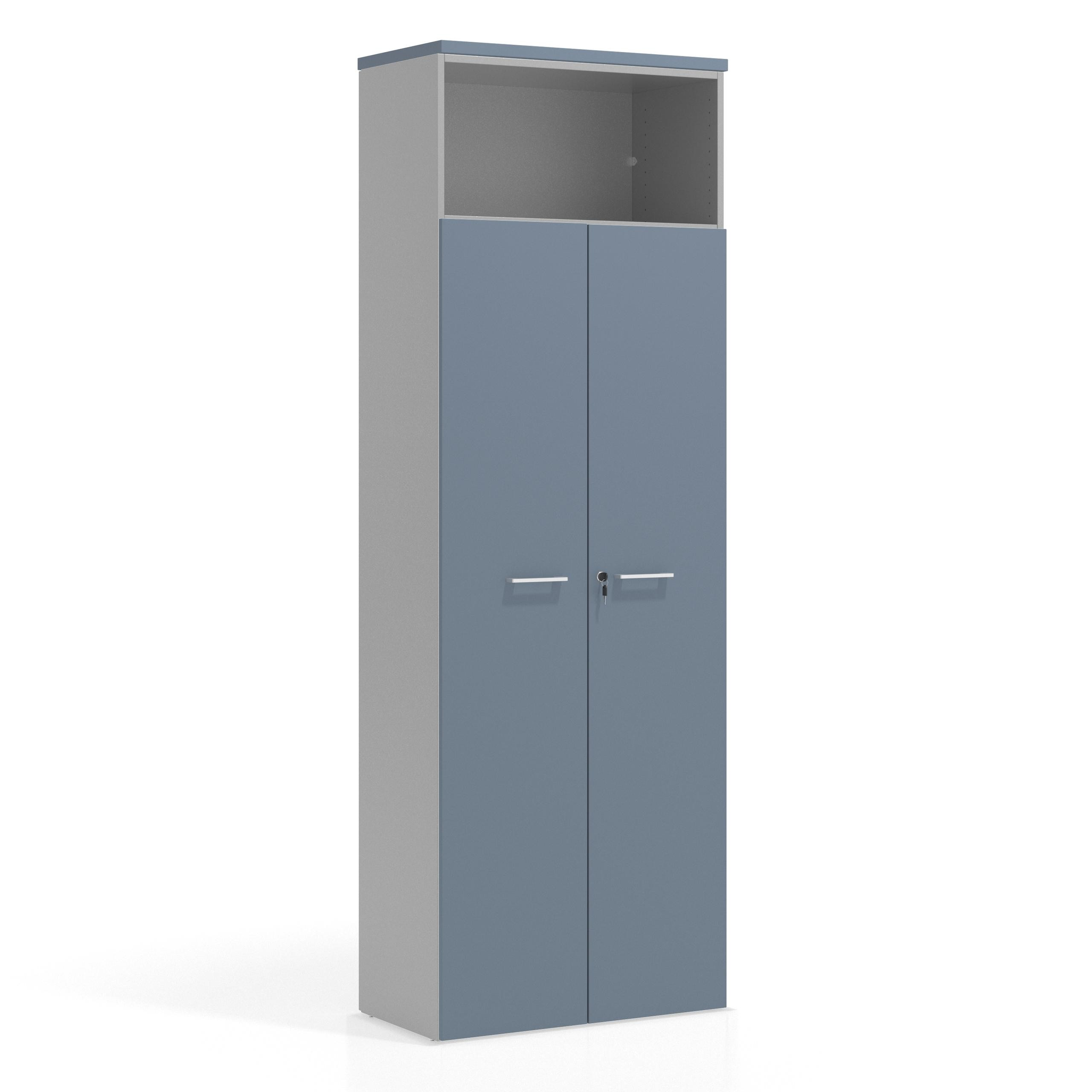 armario de oficina azul talco colors puerta 5 alturas puertas 5h 1