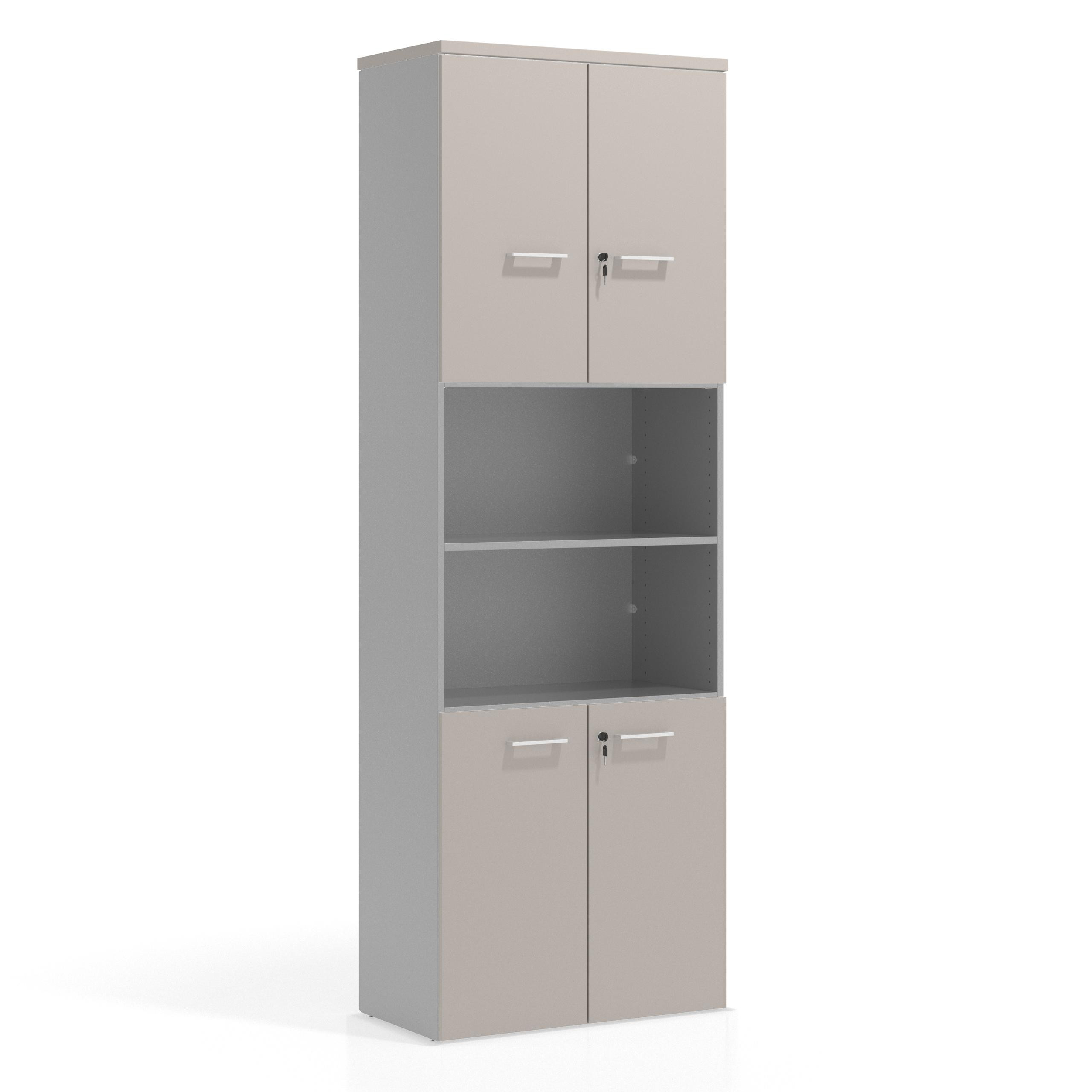 armario de oficina gris coco colors puerta baja puerta baja puertas 2h 2h 1