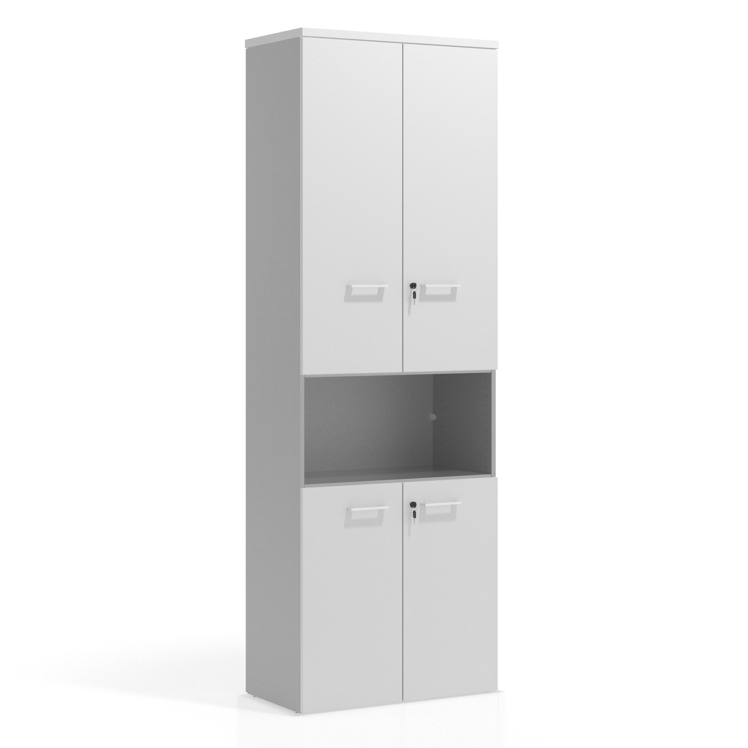 armario de oficina blanco mate colors puerta baja puerta mediana puertas 2h 3h 1