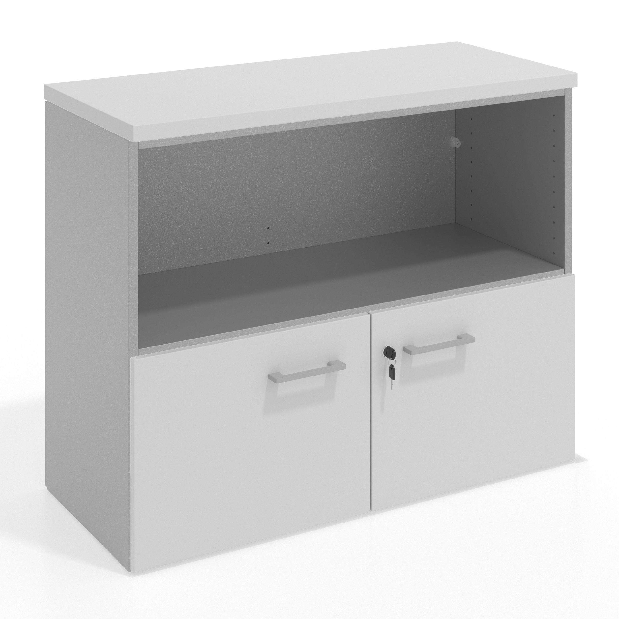 armario de oficina blanco mate colors puerta baja puertas 1h 1