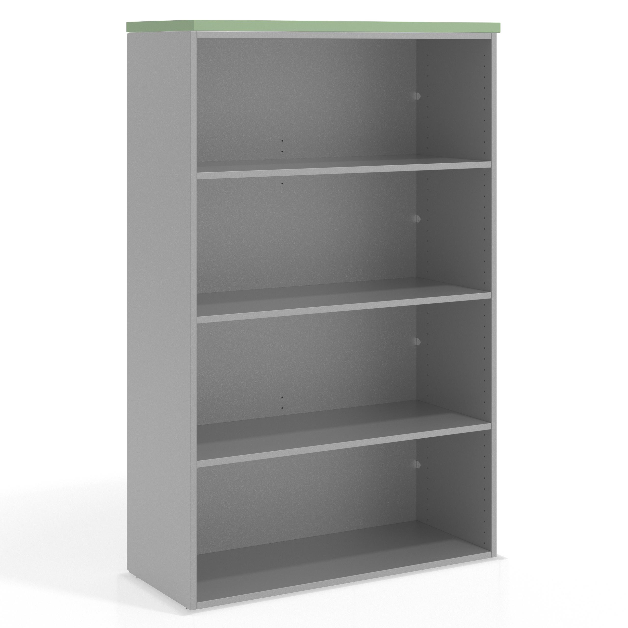 estanteria y libreria de oficina verde talco colors estanteria sin puertas 1