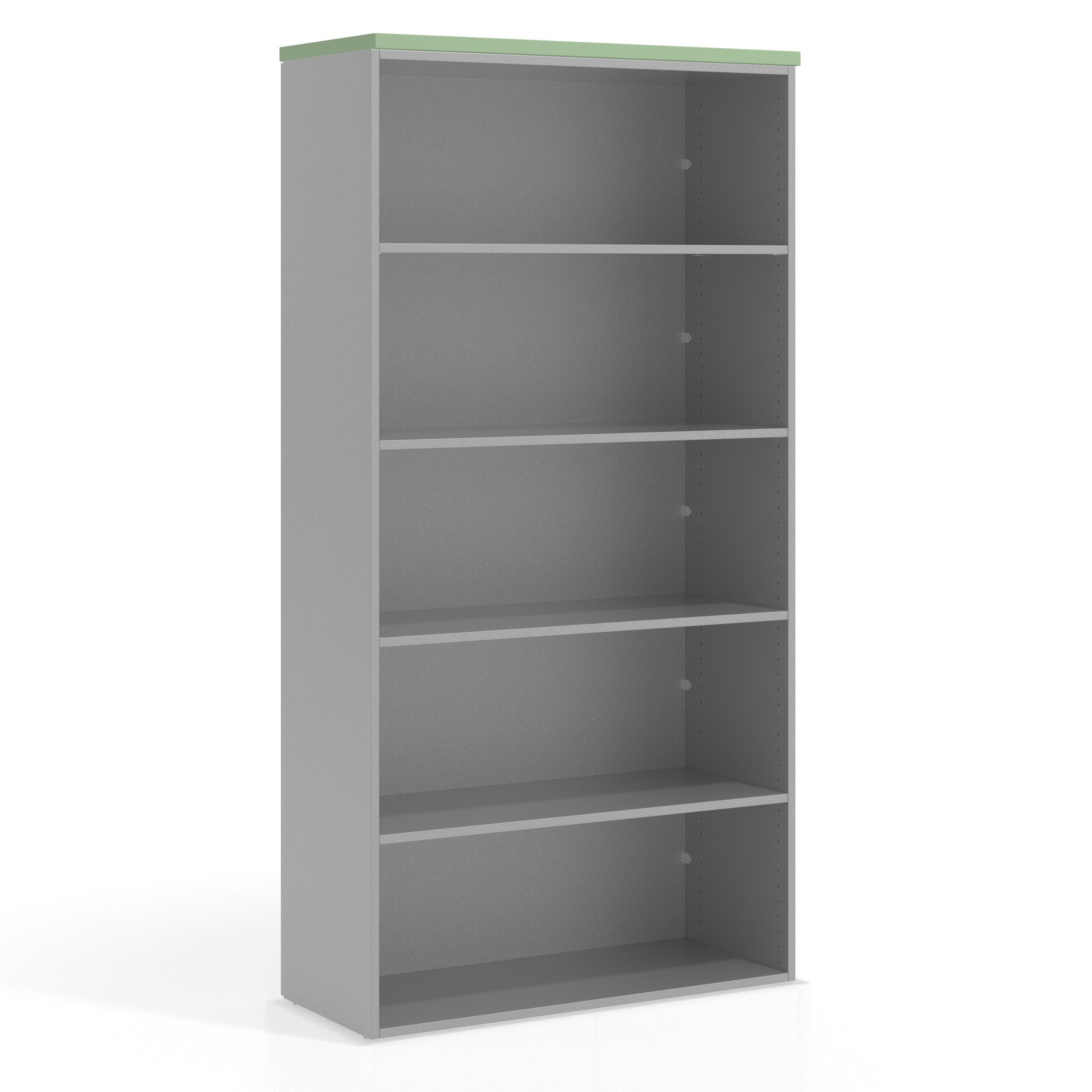 estanteria y libreria de oficina verde talco colors estanteria sin puertas 1