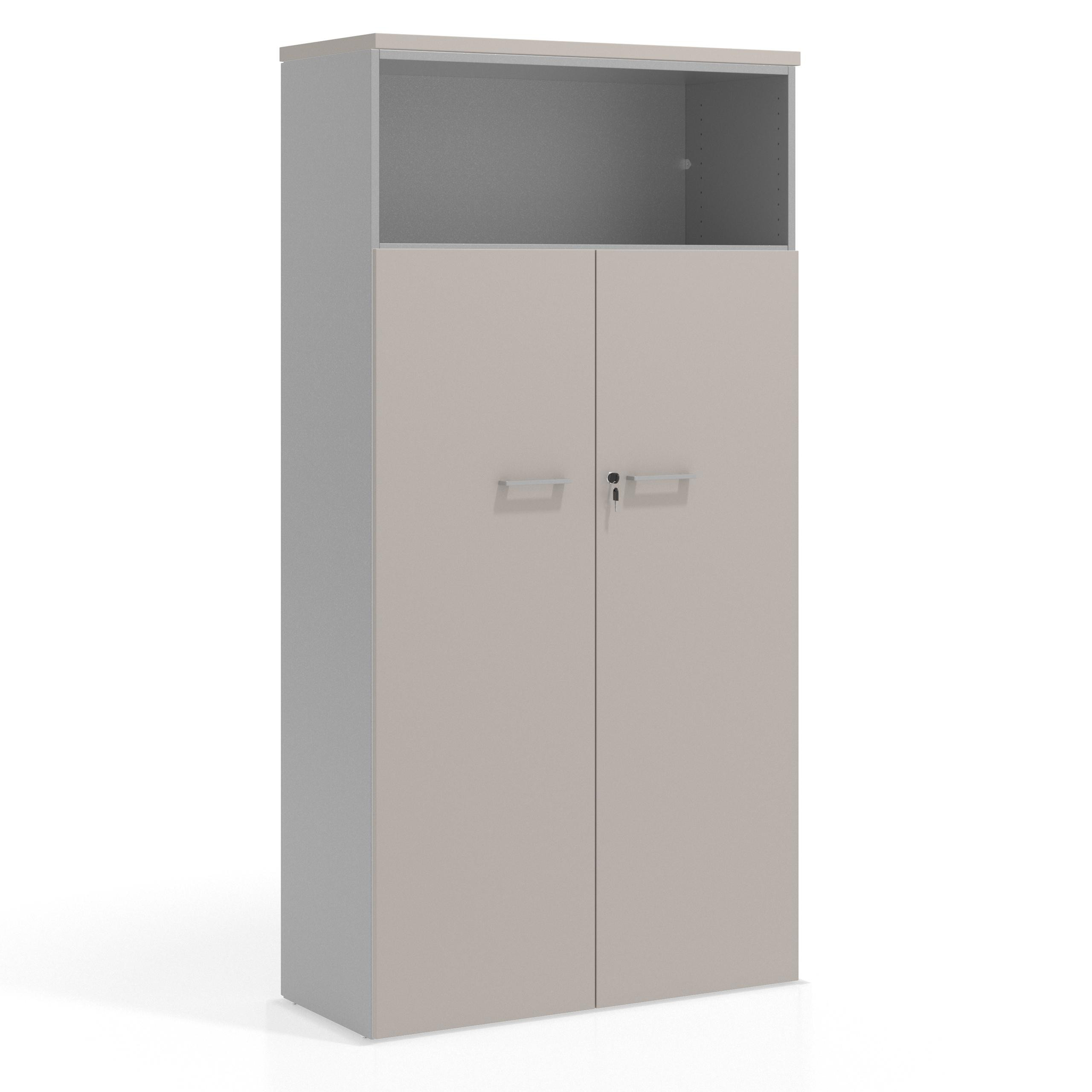 armario de oficina gris coco colors puerta 4 alturas puertas 4h 1