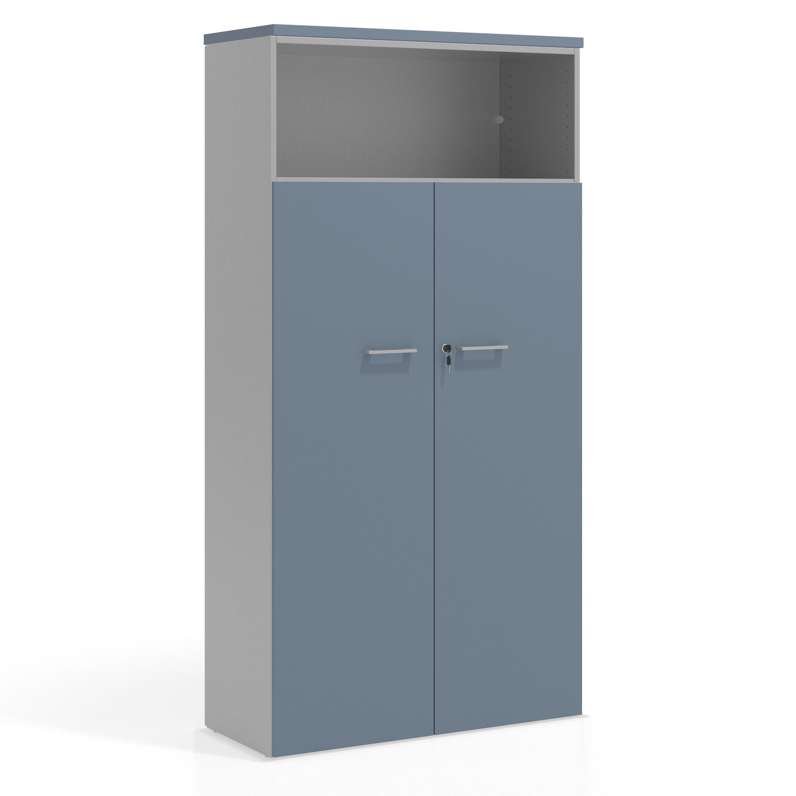 armario de oficina azul talco colors puerta 4 alturas puertas 4h 1