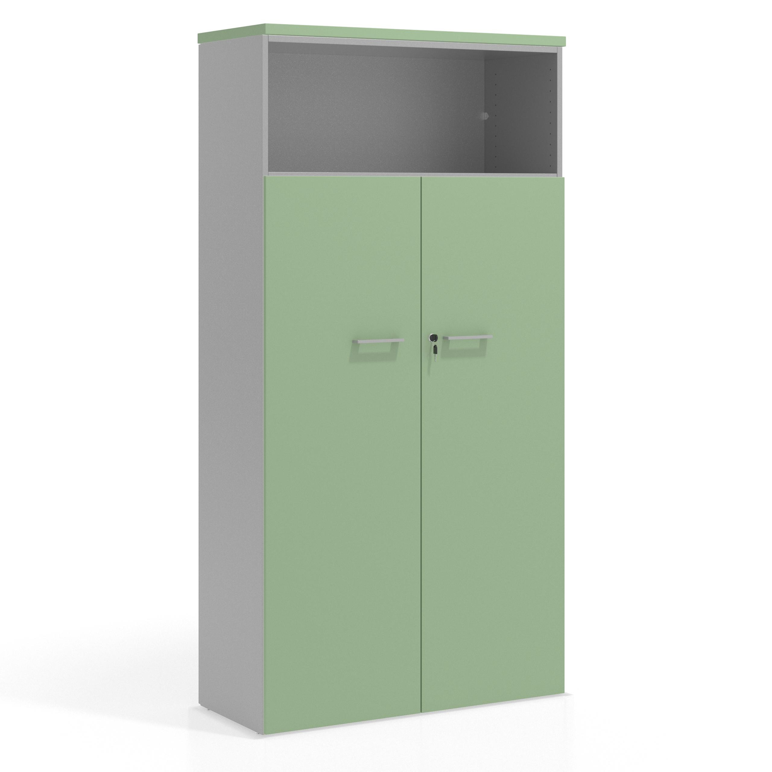armario de oficina verde talco colors puerta 4 alturas puertas 4h 1