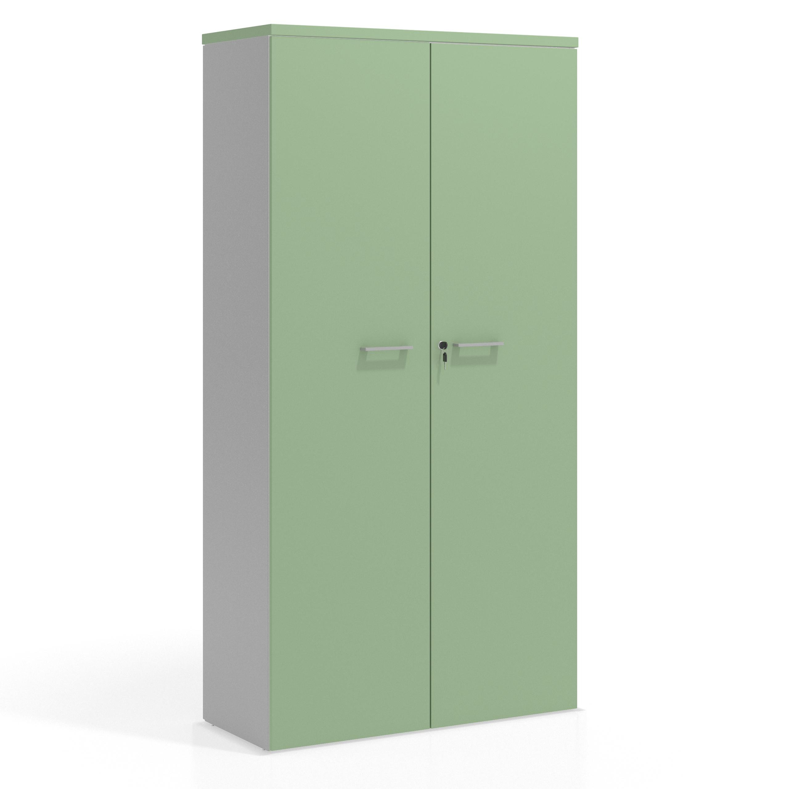 armario de oficina verde talco colors puerta 5 alturas puertas 5h 1