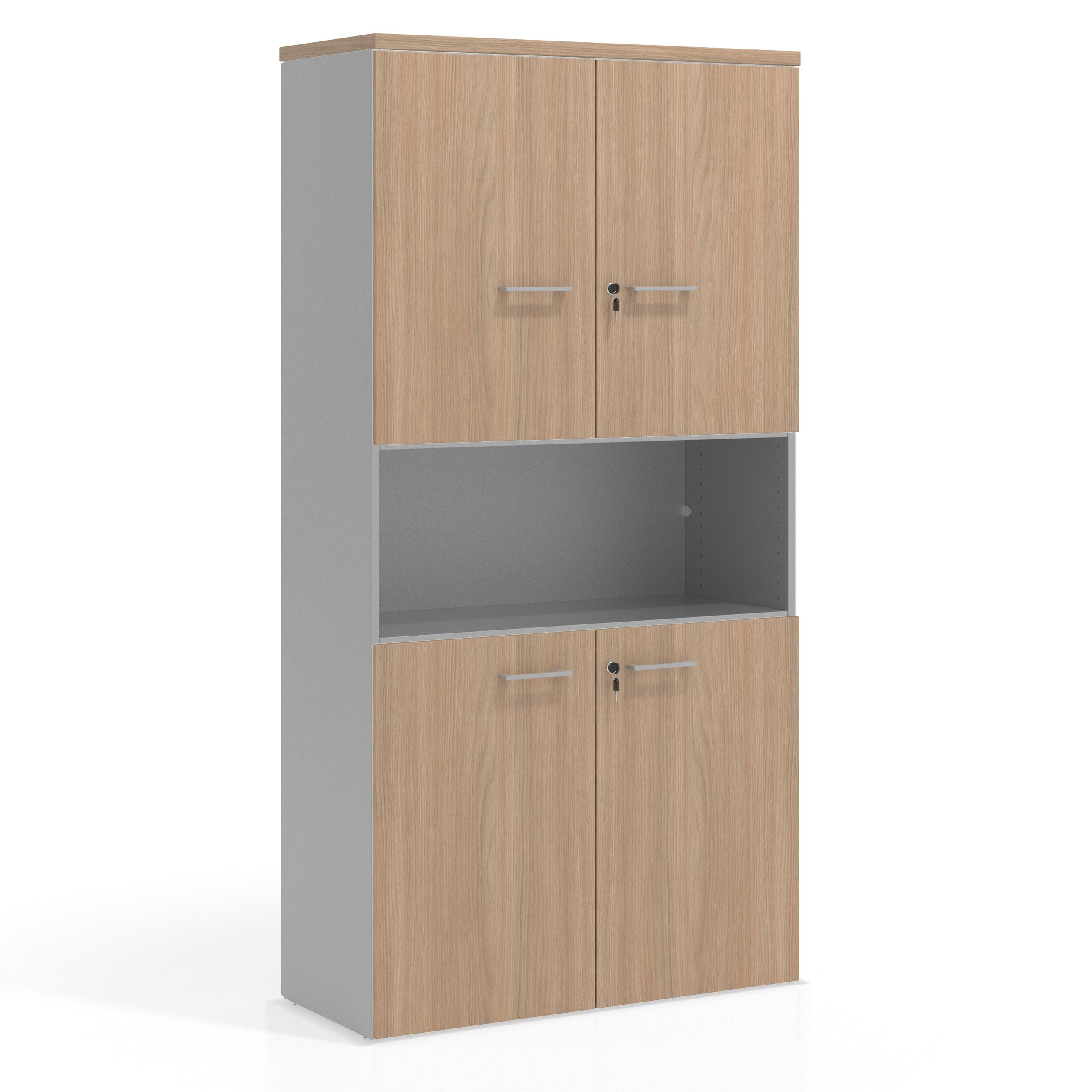 armario de oficina siroco colors doble puerta puertas 2h 2h 1