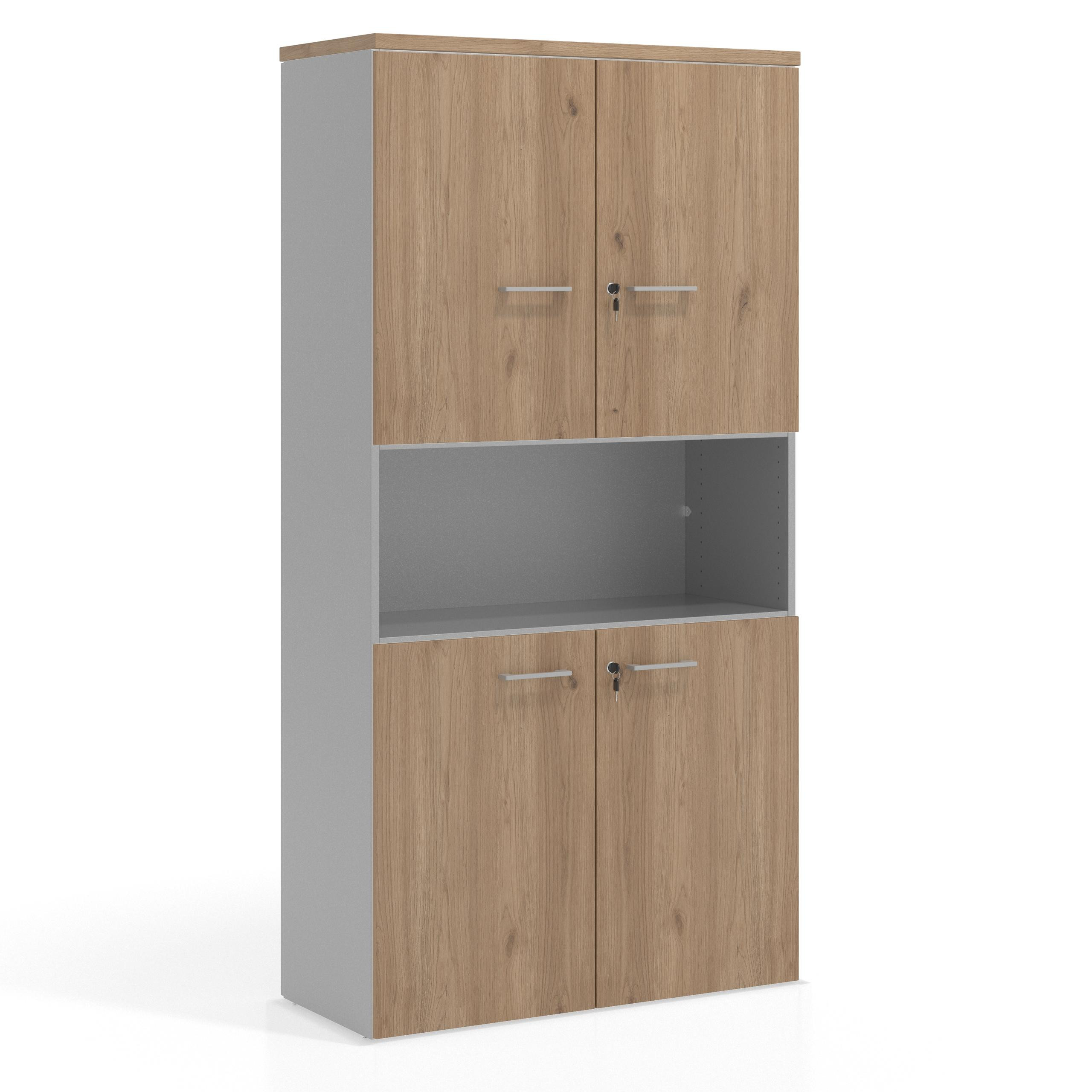 armario de oficina naturale colors doble puerta puertas 2h 2h 1