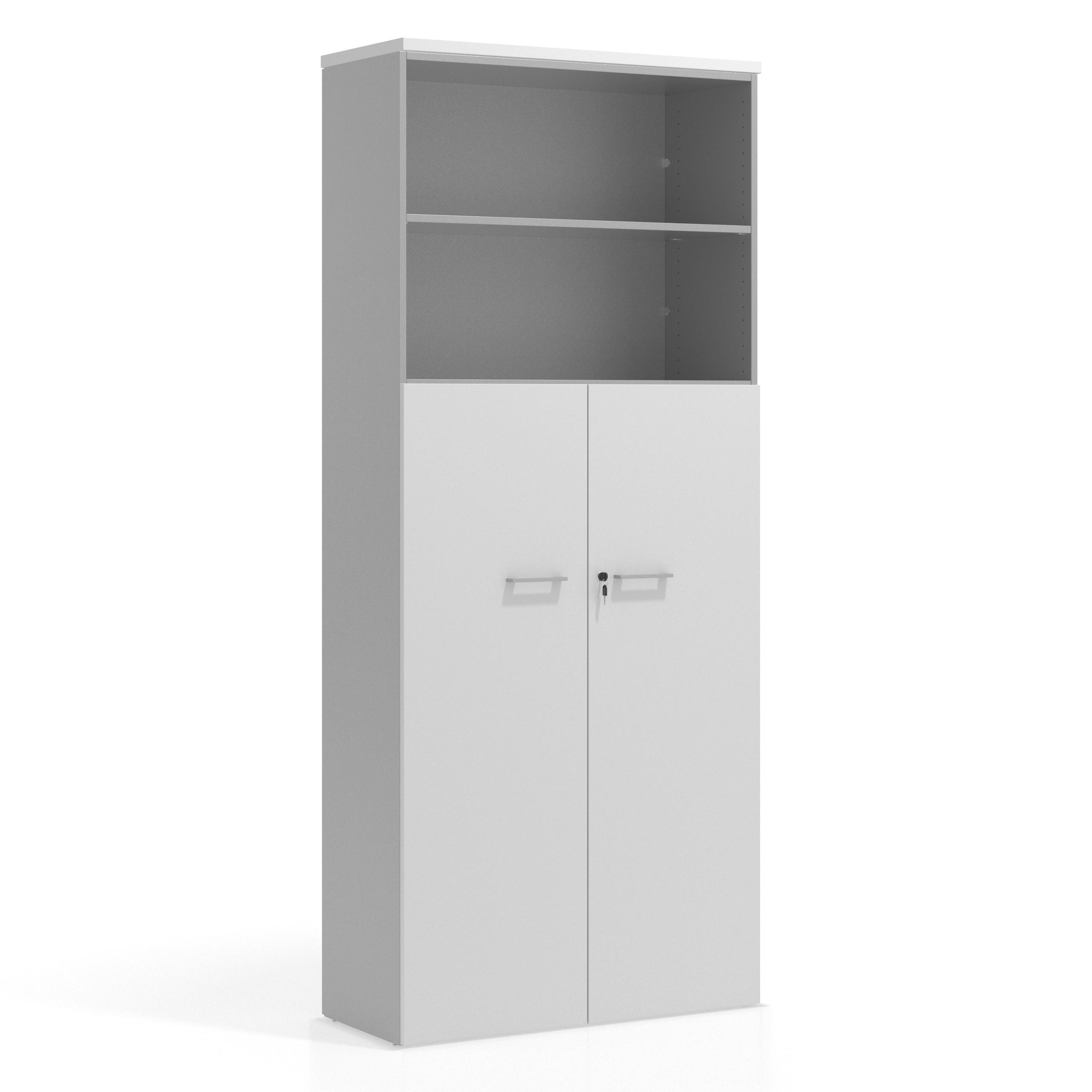 armario de oficina blanco mate colors puerta 4 alturas puertas 4h 1