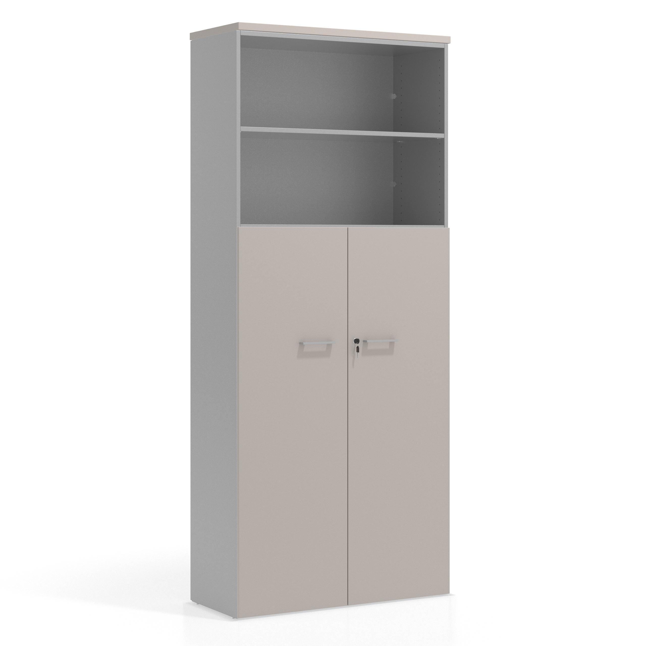 armario de oficina gris coco colors puerta 4 alturas puertas 4h 1