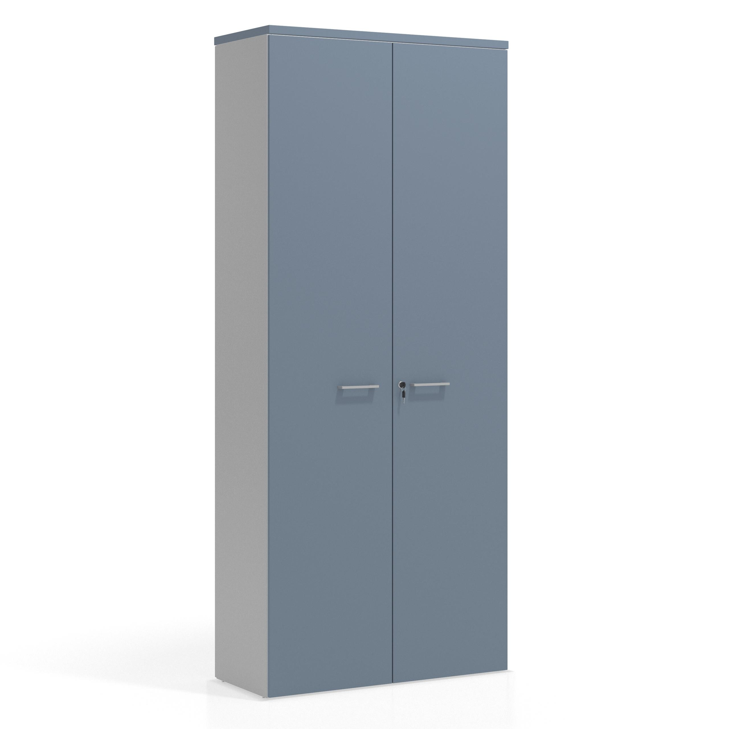 armario de oficina azul talco colors puerta 6 alturas puertas 6h 1
