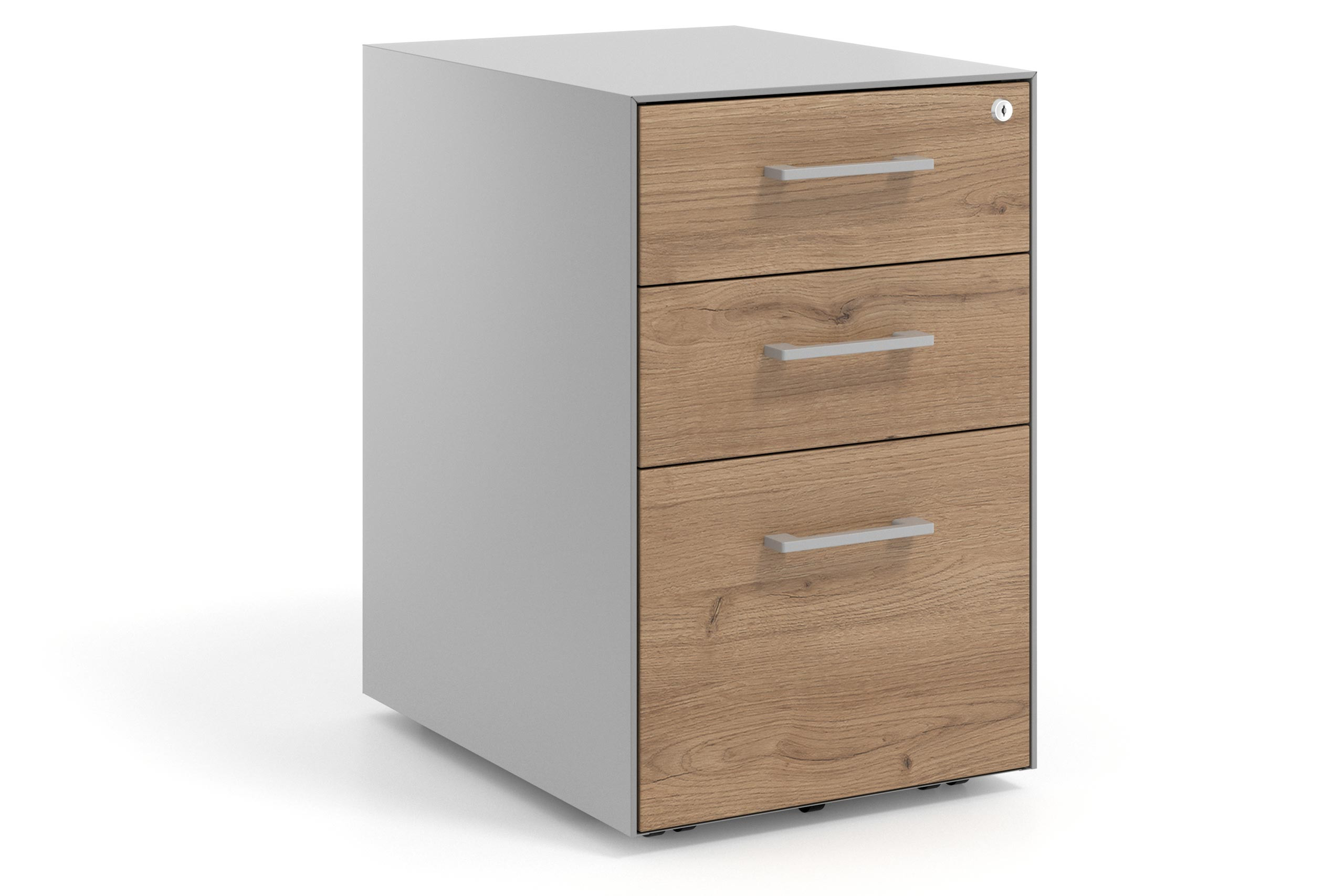 cajonera de escritorio naturale strong 2 cajones archivo aluminio 1