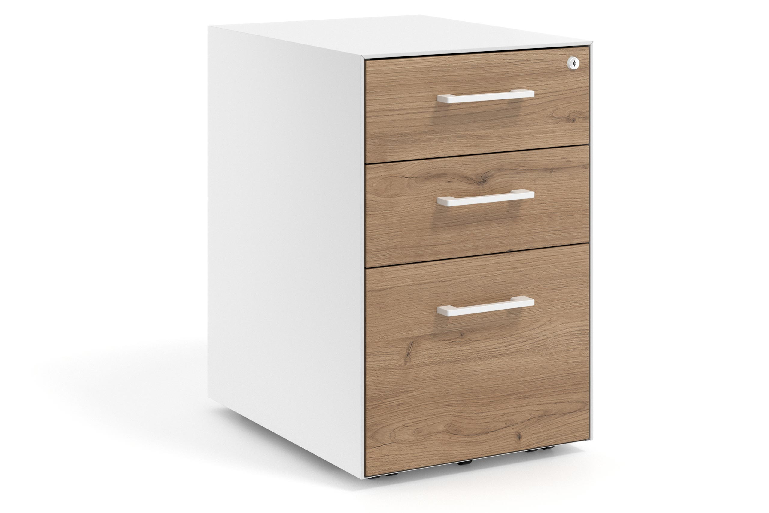 cajonera de escritorio naturale strong 2 cajones archivo blanco 1