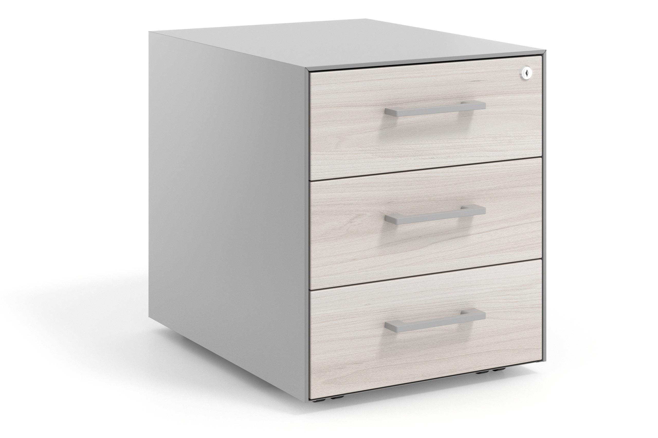 cajonera de escritorio california strong 3 cajones aluminio 1