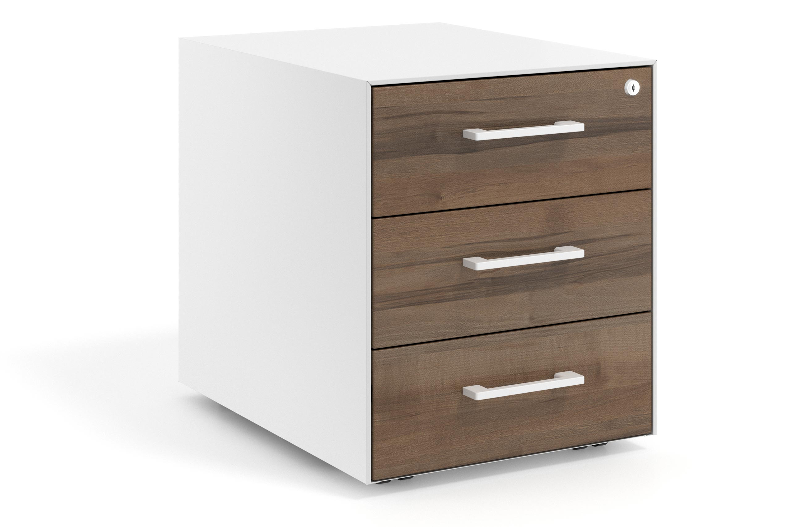 cajonera de escritorio noce sabi strong 3 cajones blanco 1