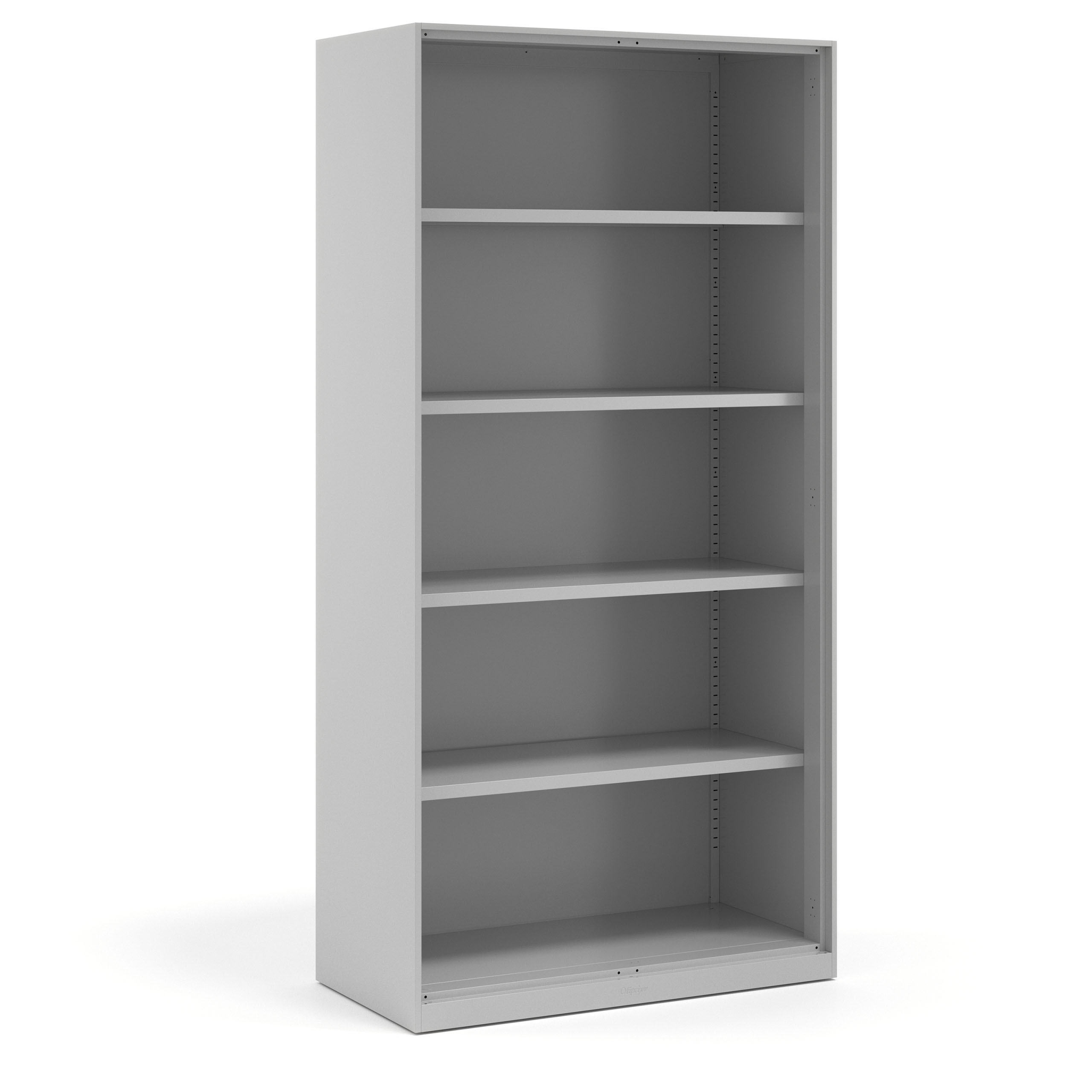 estanteria y libreria de oficina 185x92 aluminio strong sin puertas blanco 1