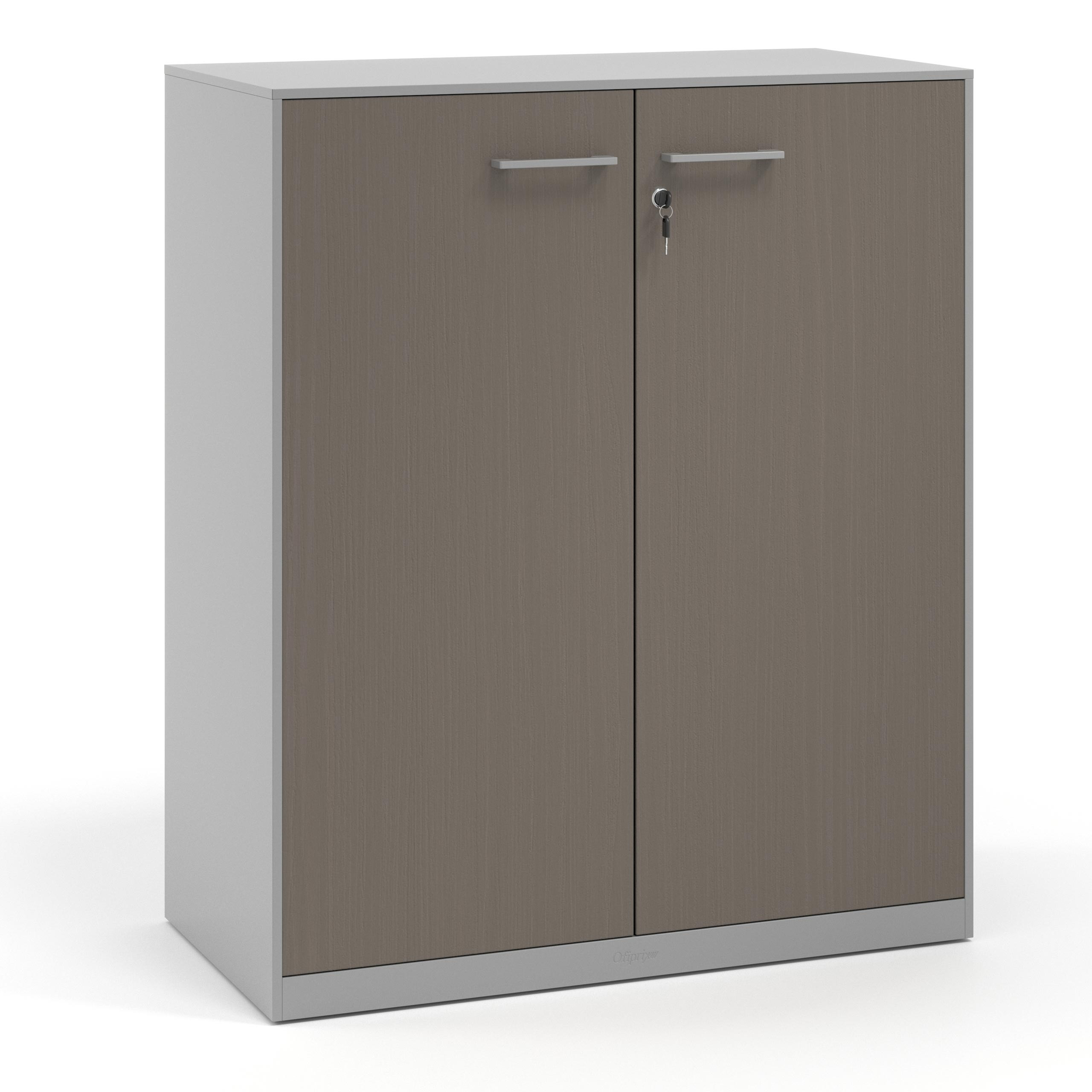 armario de oficina 109x92 etna strong puertas de melamina aluminio 1