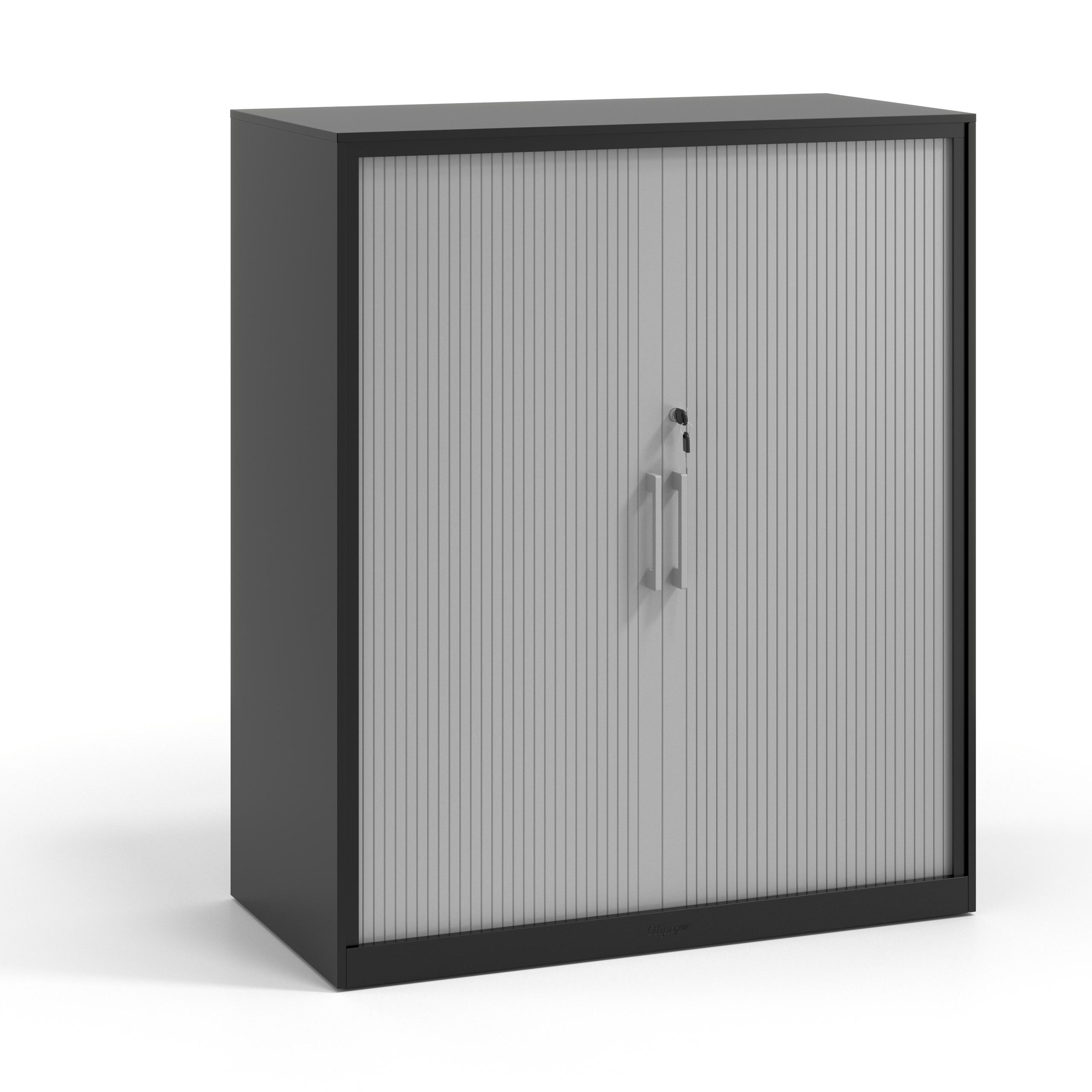 armario de persiana 109x92 aluminio strong negro 1