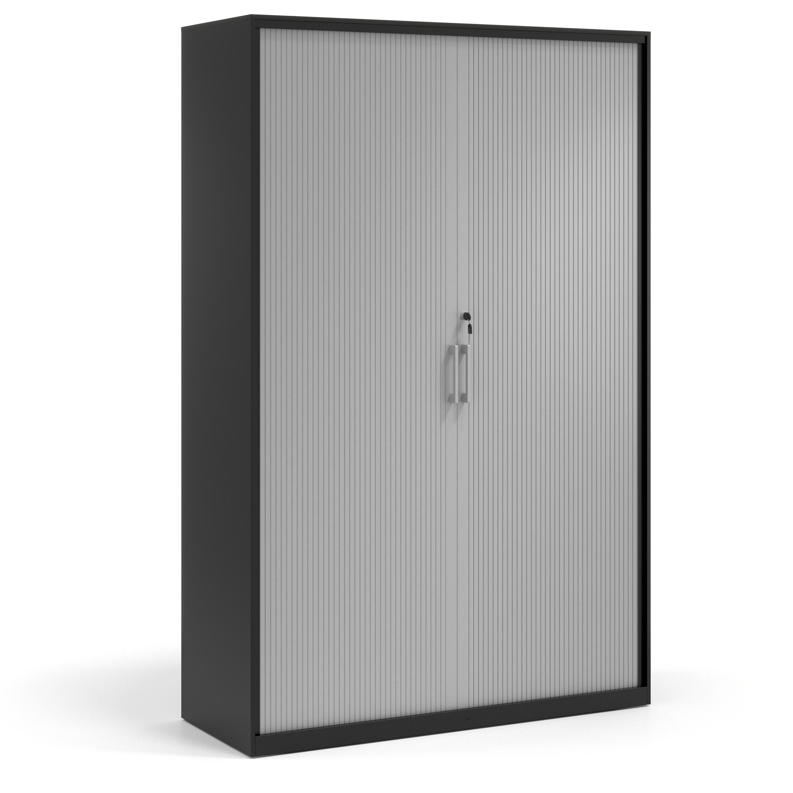 armario de persiana 185x120 aluminio strong negro 1