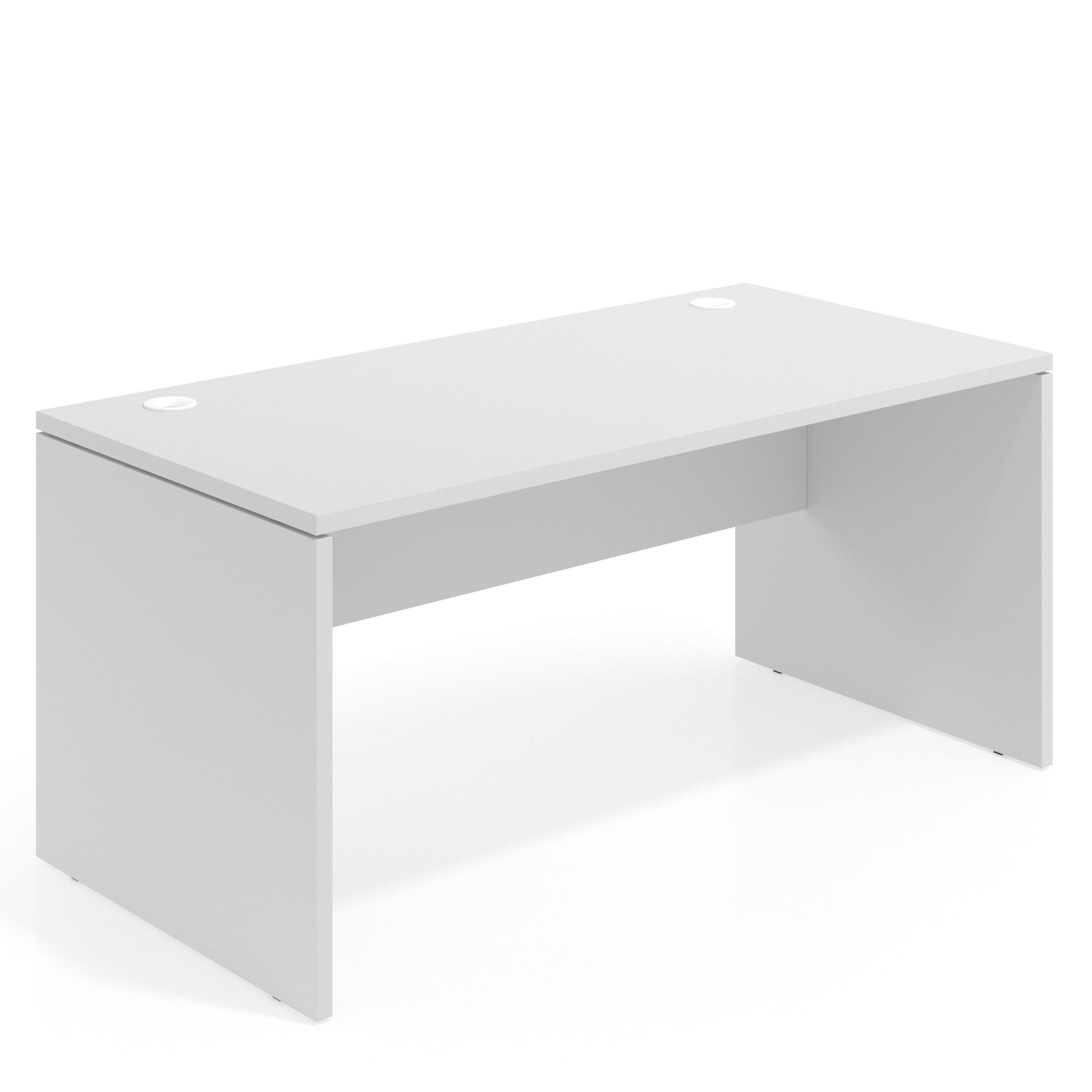 mesa de escritorio 180x80 blanco mate work mesa individual fondo 80cm 1