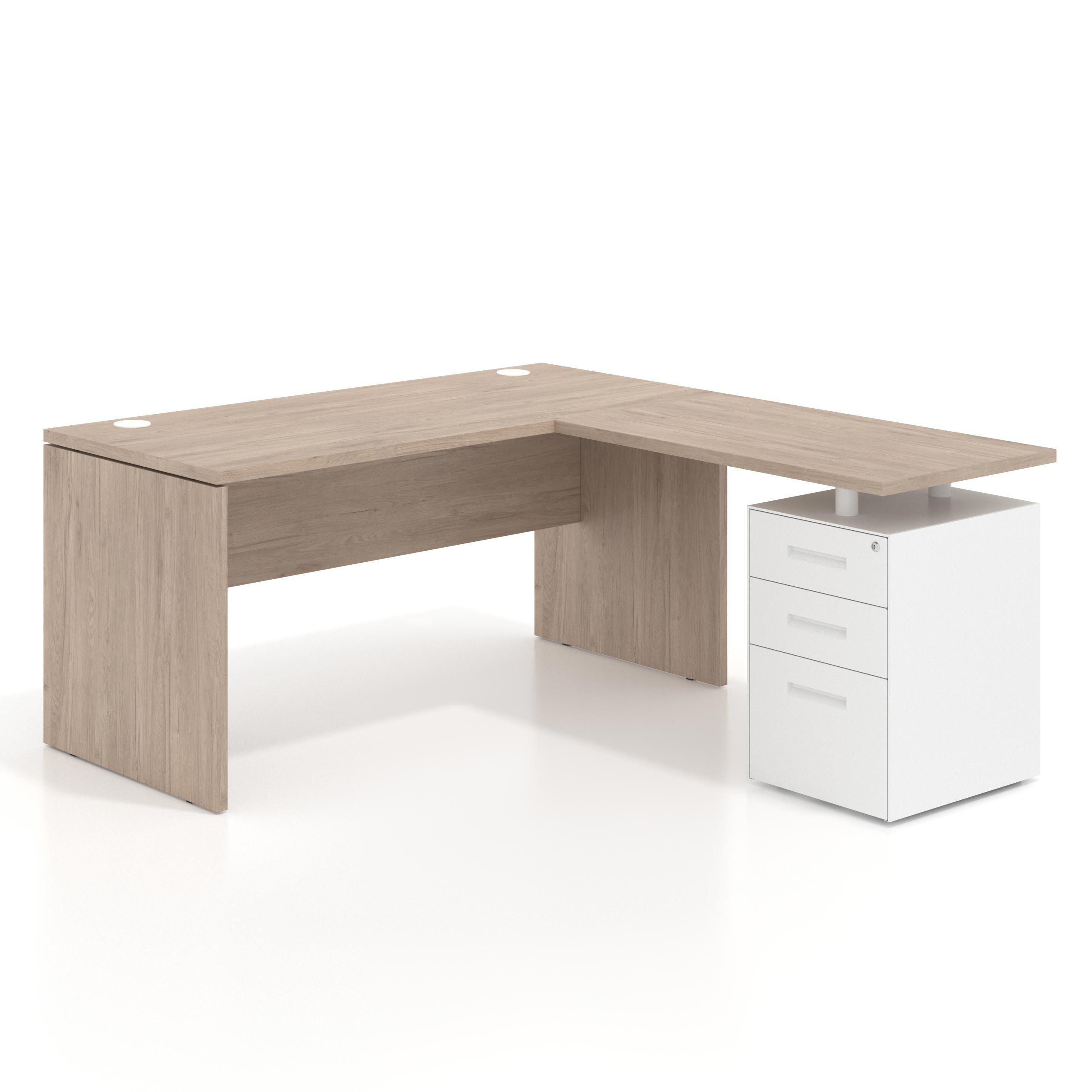 mesa en l 160x168 sahara work mesa fondo 68cm con alacajones 1